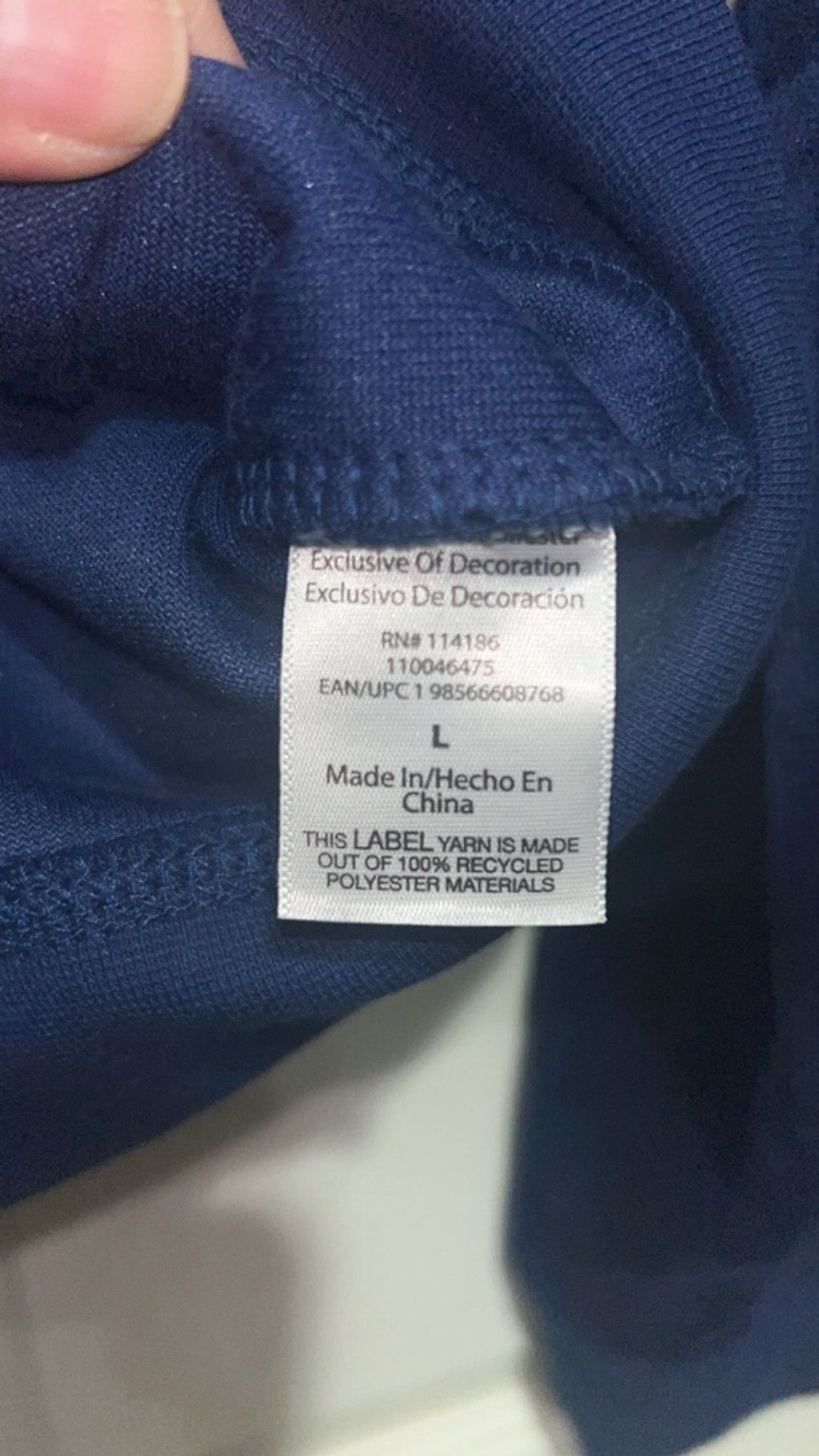Juicy Couture Women's Juicy Couture Blue Velour Track Jacket L with White Size L / US 10 / IT 46 - 3 Thumbnail