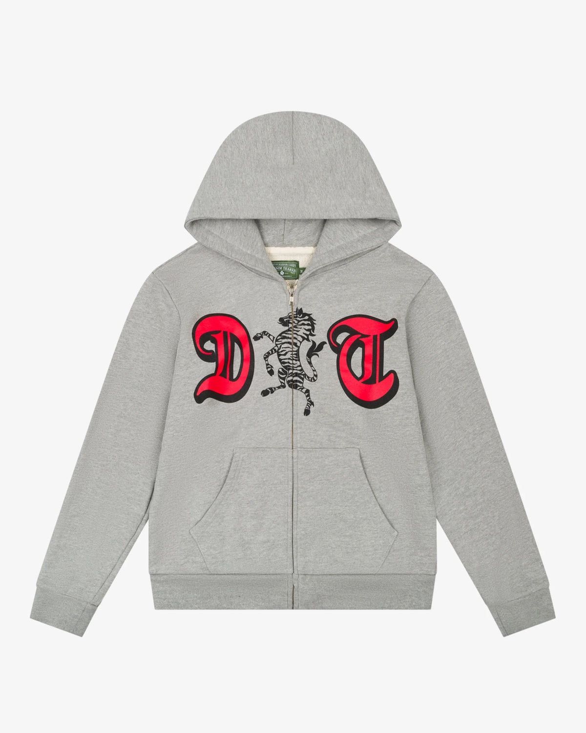 DENIM TEARS Denim Tears "Zebra Crest" Zip-Up Hoodie Size US XXL / EU 58 / 5 - 1 Preview