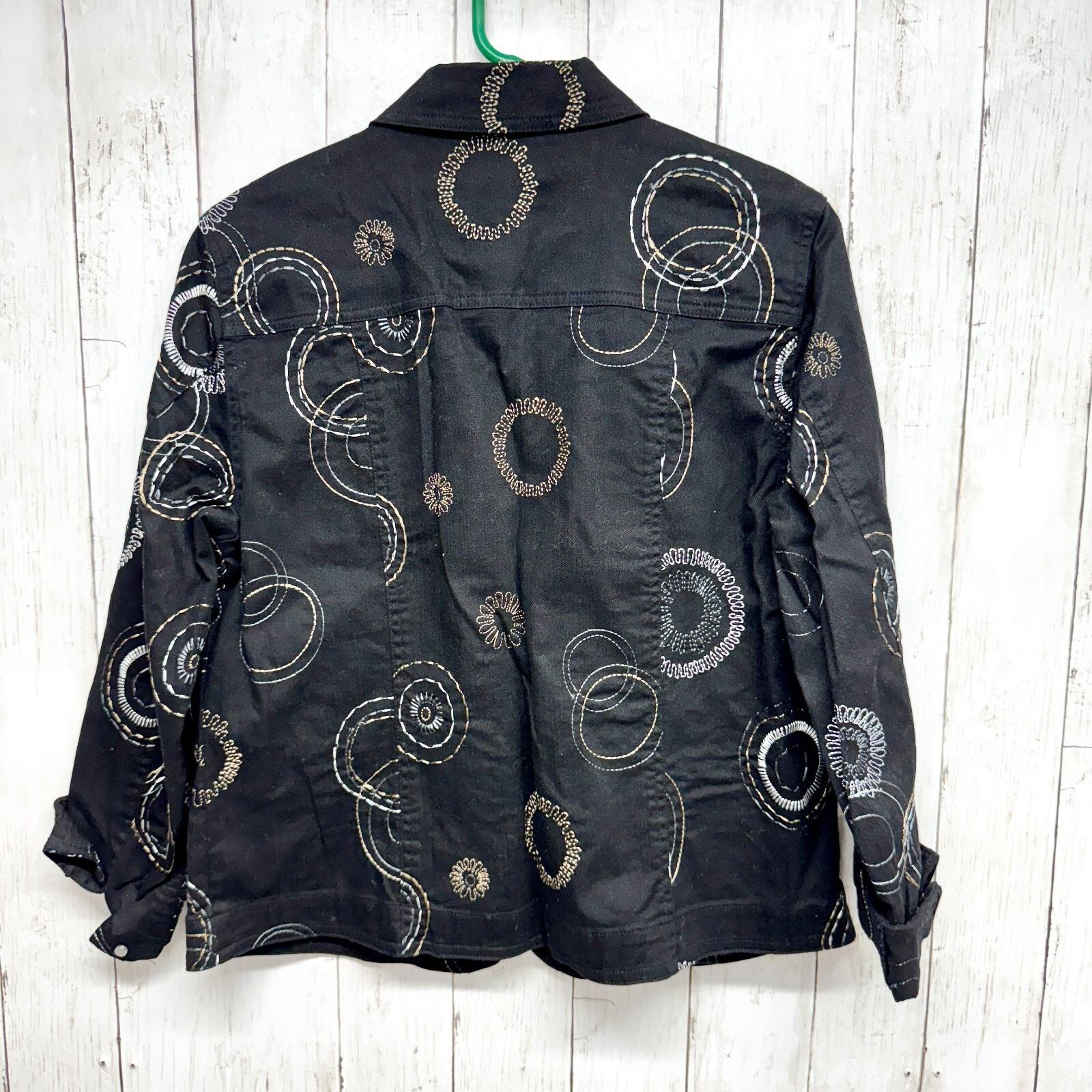 Vintage Vtg JM Collection Jean Jacket 10 Denim Casual Style Cotton Size L / US 10 / IT 46 - 4 Thumbnail