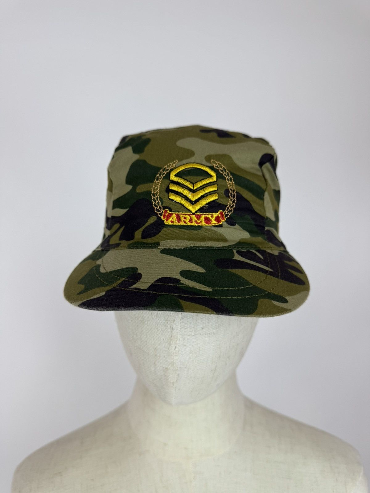 Vintage ARMY VINTAGE CAP 3 Panel Camouflage Military Cap Amekaji Size ONE SIZE - 1 Thumbnail