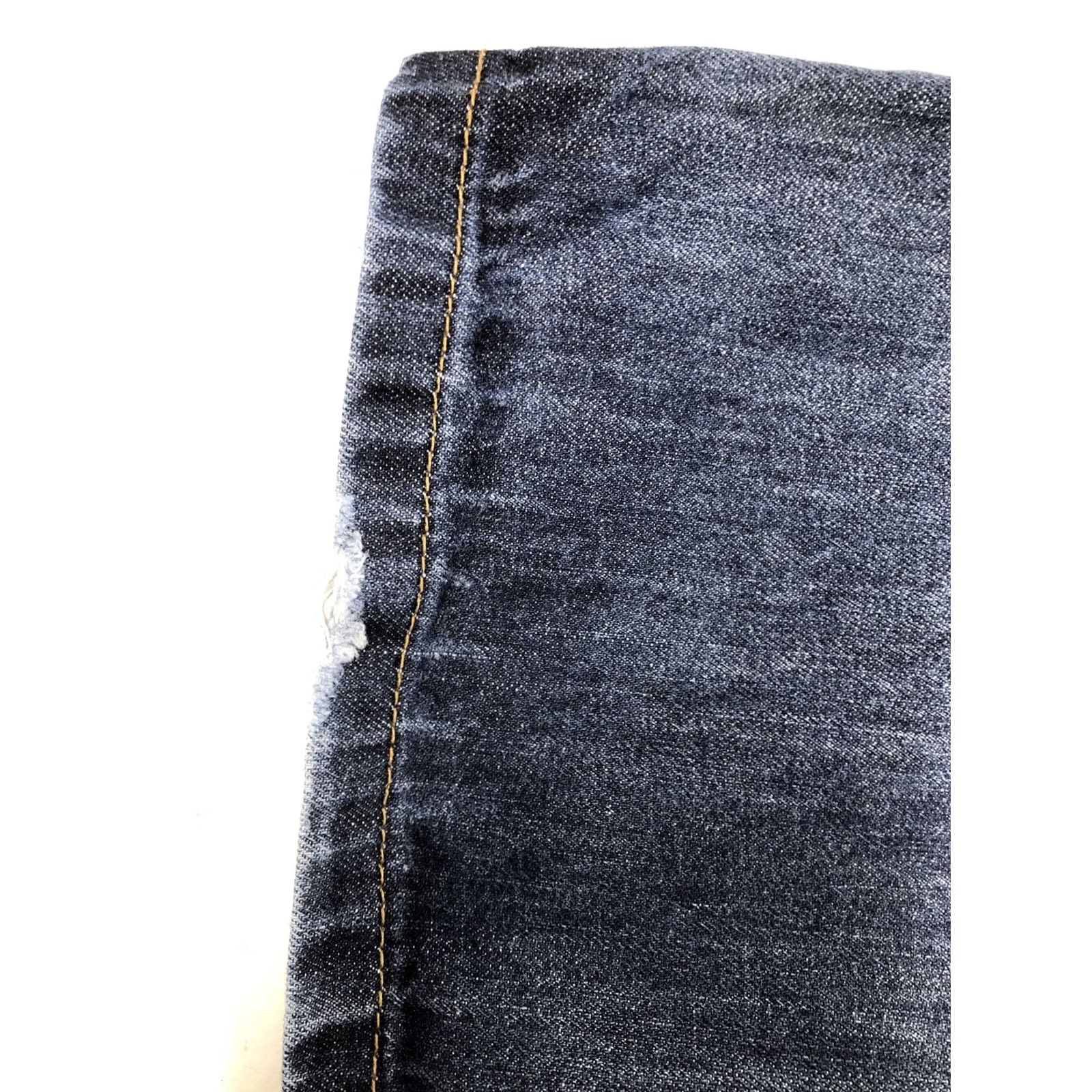 Vintage CAVI Jeans - Regular Straight Blue Denim - Men 35x30 Embroidered Design Jeans Mens Straight 35 Inseam 30 Size US 35 - 6 Thumbnail