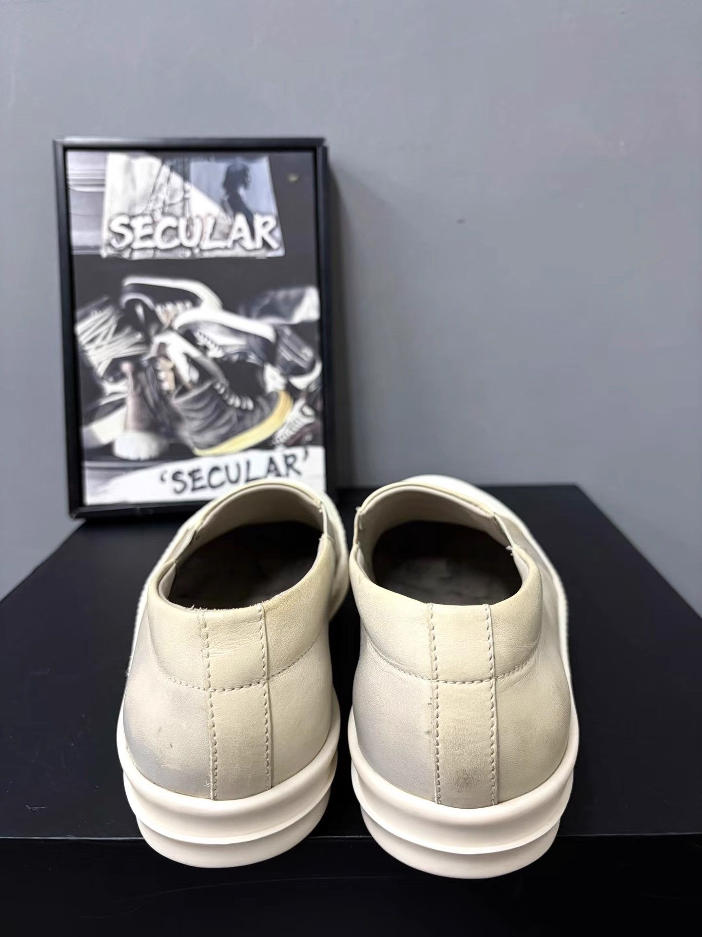 Rick Owens Rick Owens Mainline Leather Big Converse Slip-On K34 Size US 7 / EU 40 - 7 Thumbnail