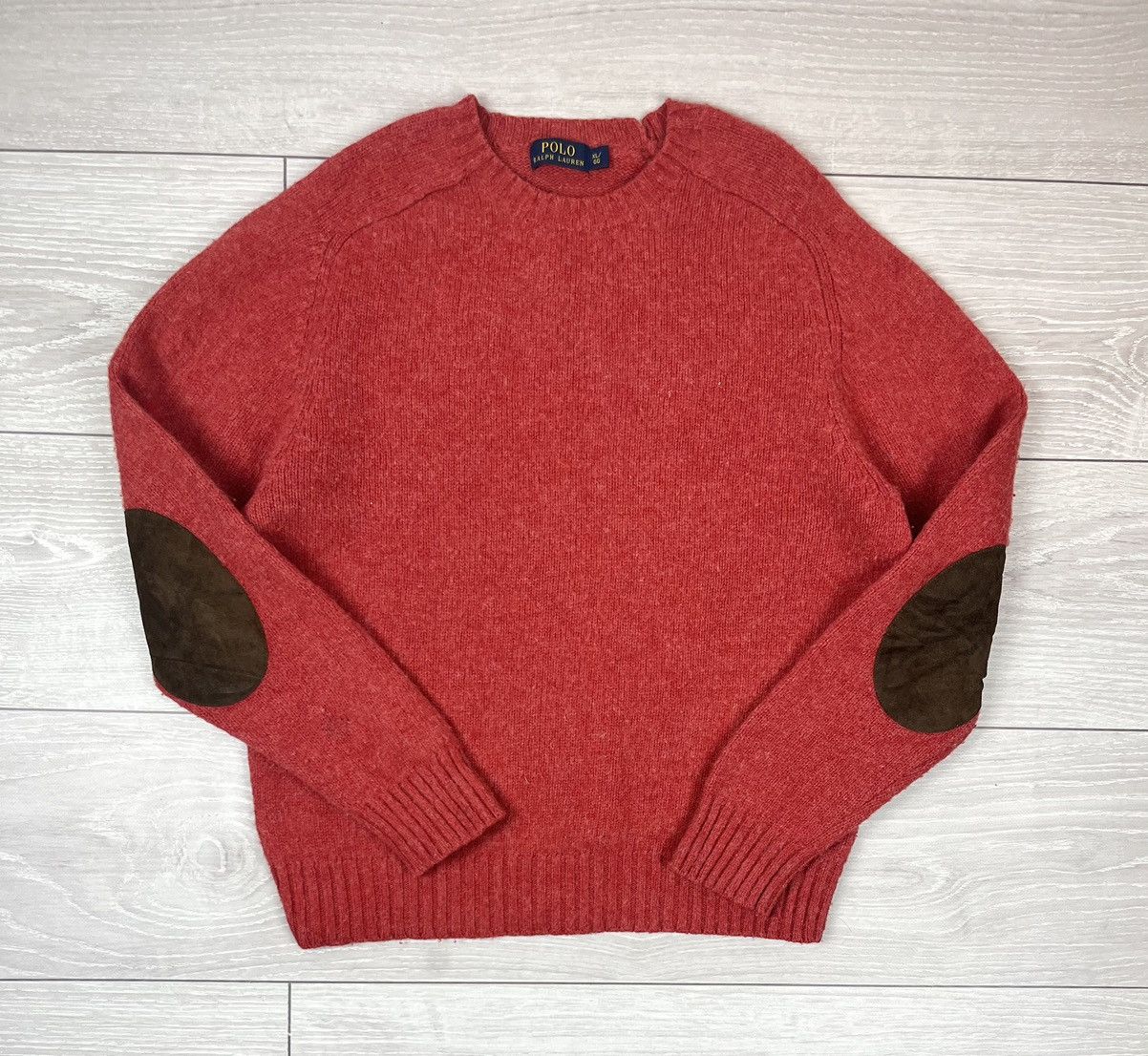 Polo Ralph Lauren Polo Ralph Lauren 100% Wool Crewneck Knit Sweater Size US L / EU 52-54 / 3 - 1 Thumbnail