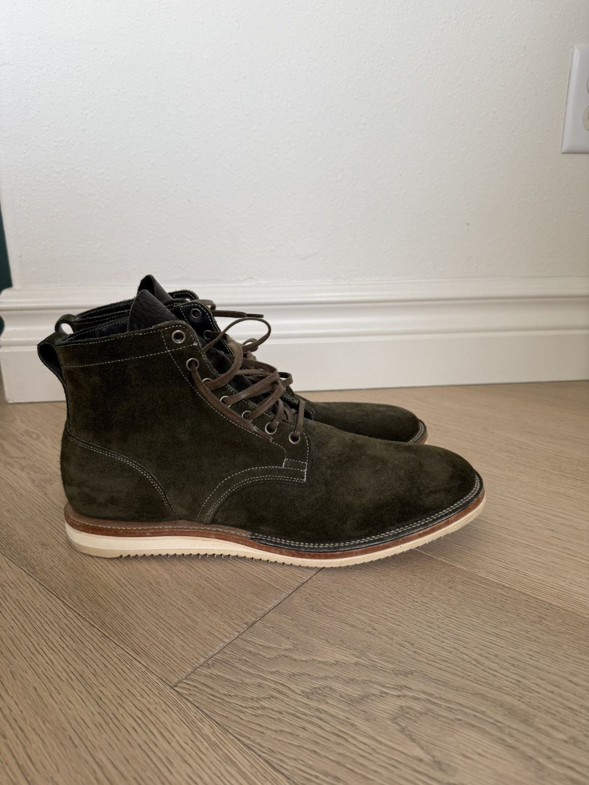Viberg Viberg Service Boot in Hunter Green Taurus Roughout Size US 10.5 / EU 43-44 - 1 Thumbnail