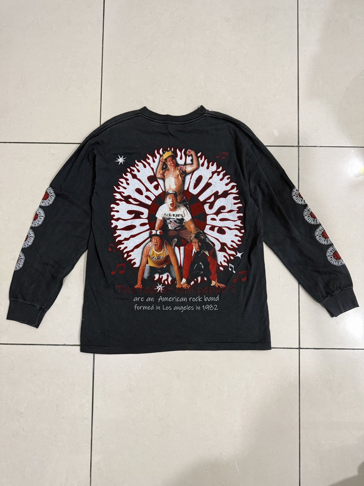 Vintage Red Hot Chili Peppers Vintage Style Long Sleeve Shirt - XL Size US L / EU 52-54 / 3 - 2 Thumbnail