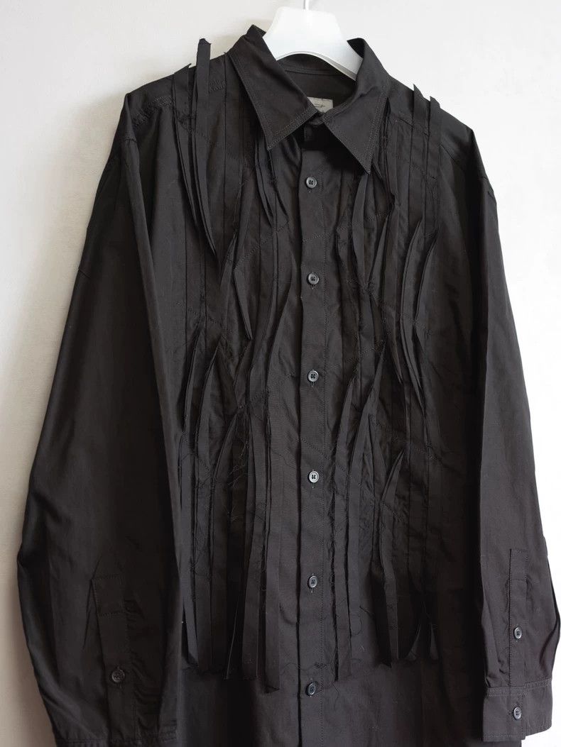 Yohji Yamamoto Yohji Yamamoto 24AW pleated shirt Size US L / EU 52-54 / 3 - 5 Thumbnail