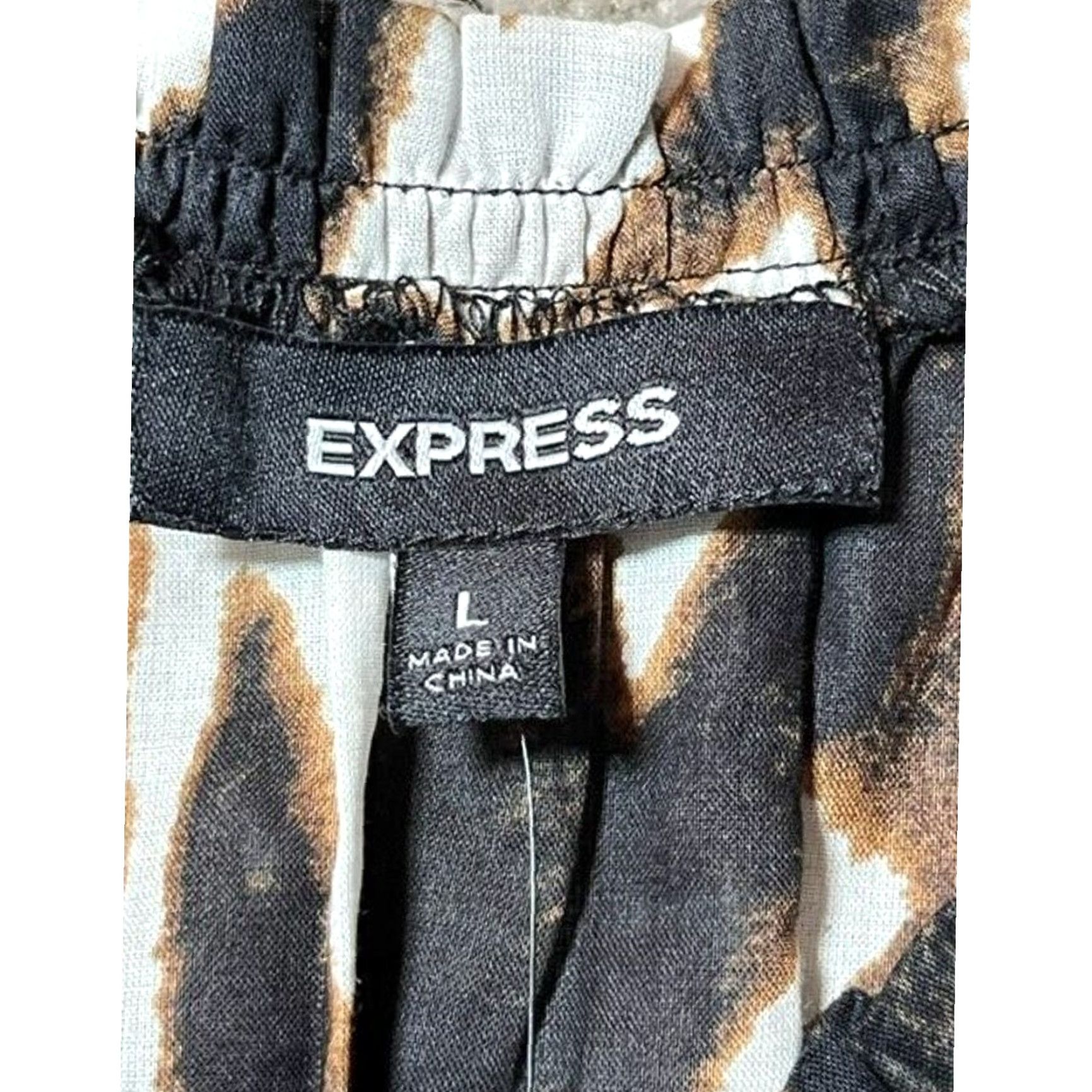 Express Express Statement Top L Built in Necklace Going Out Clubwear Y2K Sequins Glam Shirt Women Size L / US 10 / IT 46 - 3 Thumbnail