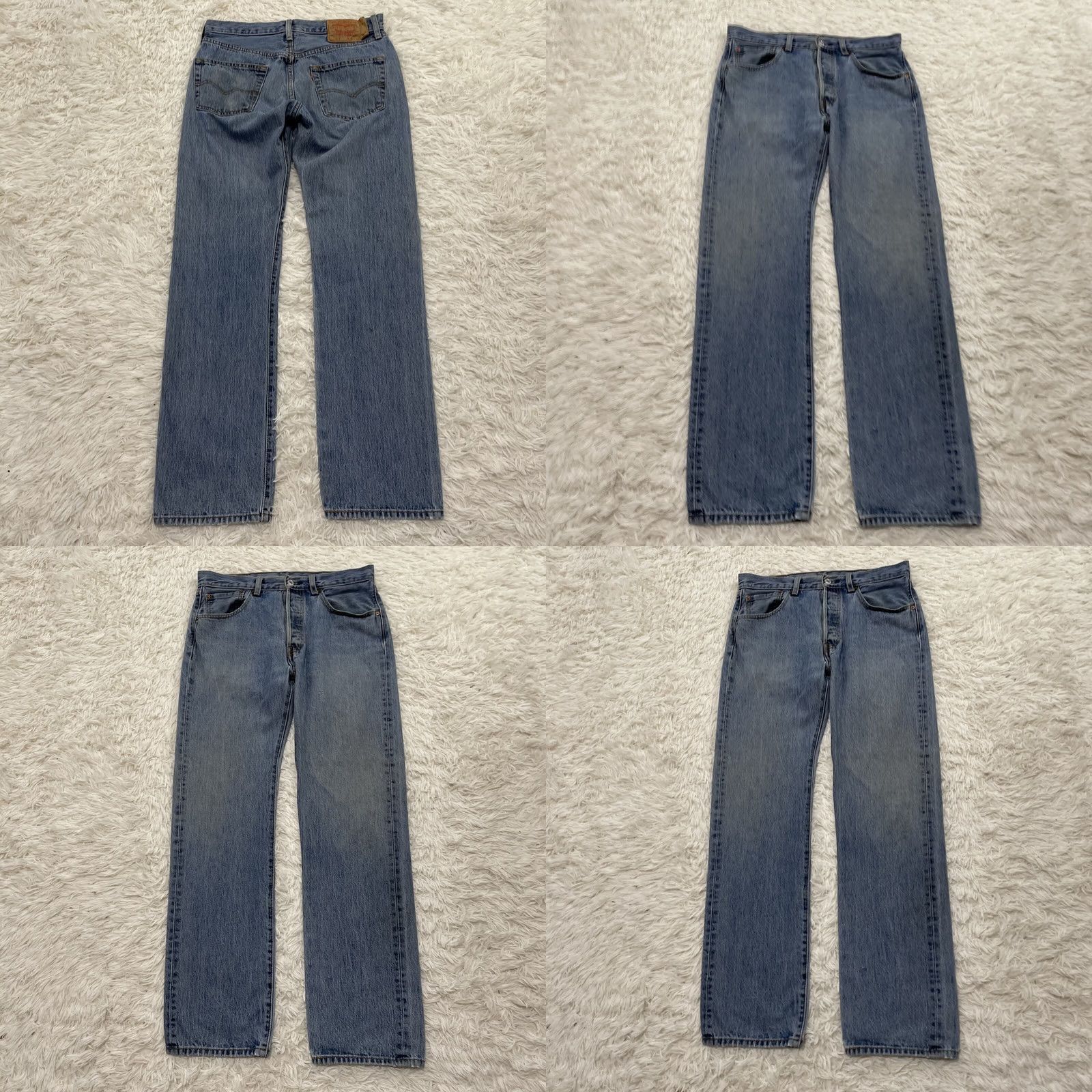 Levi's VINTAGE Levi's 501xx Jeans Men 31x32 Blue Straight Denim Work Grunge 90s USA 5-Pocket Mens Size US 31 - 11 Thumbnail