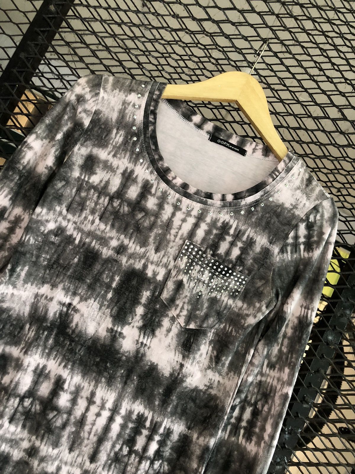 If Six Was Nine × Japanese Brand × Le Grande Bleu (L.G.B.) JAPANESE GGPX POEM TIE DYE LONGSLEEVE Size US S / EU 44-46 / 1 - 2 Thumbnail