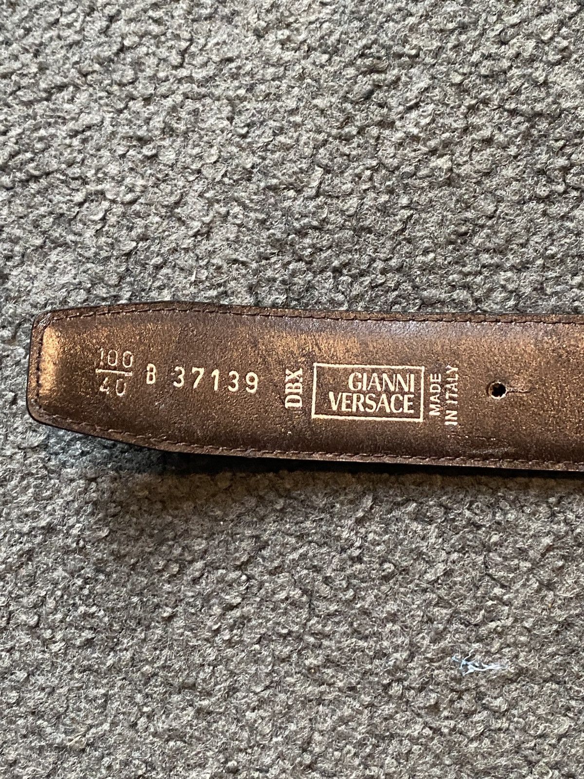 Designer × Versace VINTAGE 90s GIANNI VERSACE BELT Size 34 - 3 Thumbnail