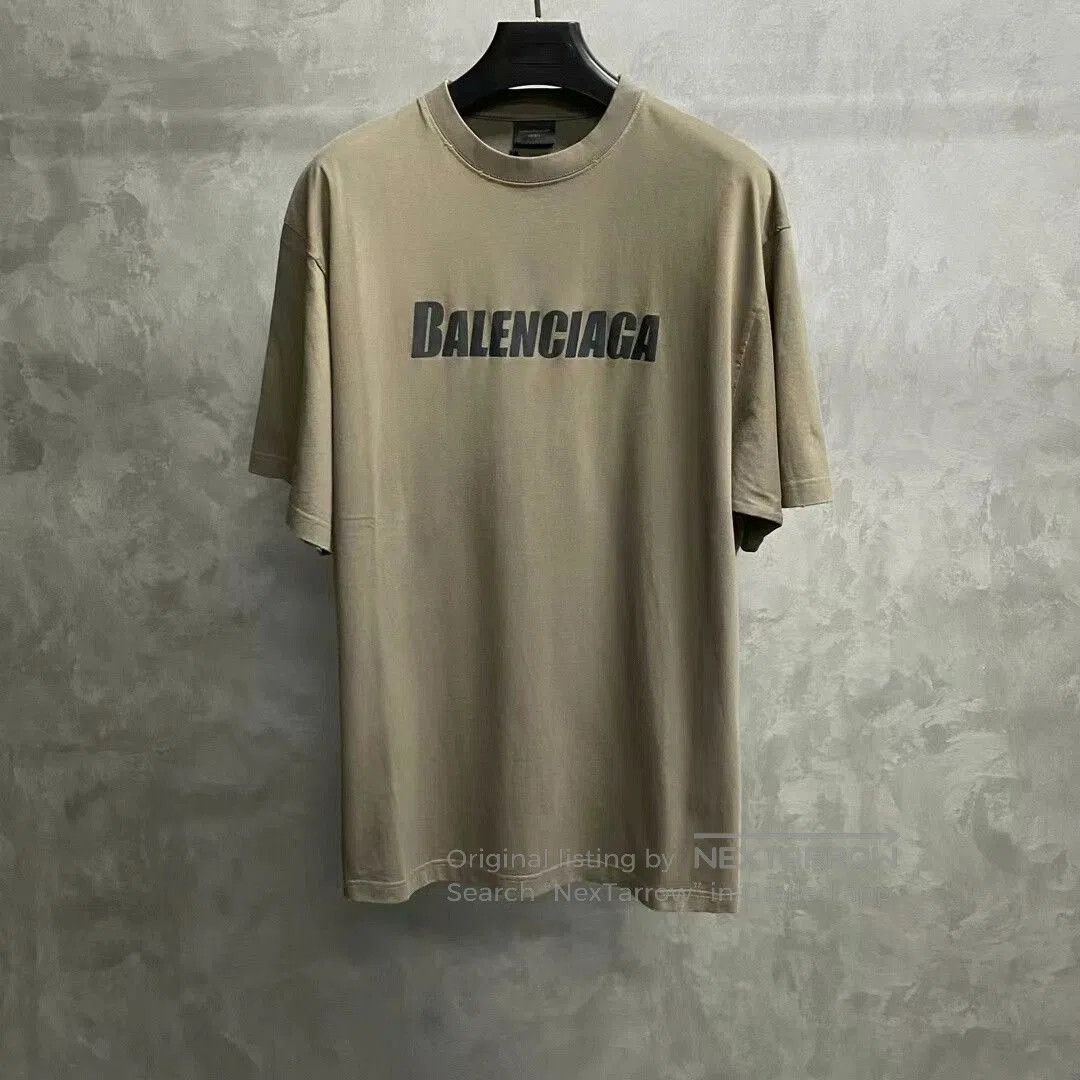 Balenciaga Balenciaga Logo Print Short Sleeve Tee. Size US XXS / EU 40 - 1 Thumbnail
