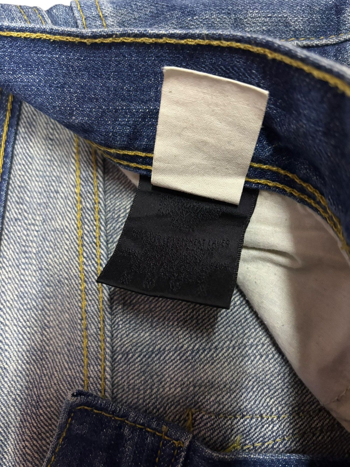 14th Addiction × Japanese Brand Vintage A.V.H Costume Black Label Distressed Jeans Size US 31 - 12 Thumbnail