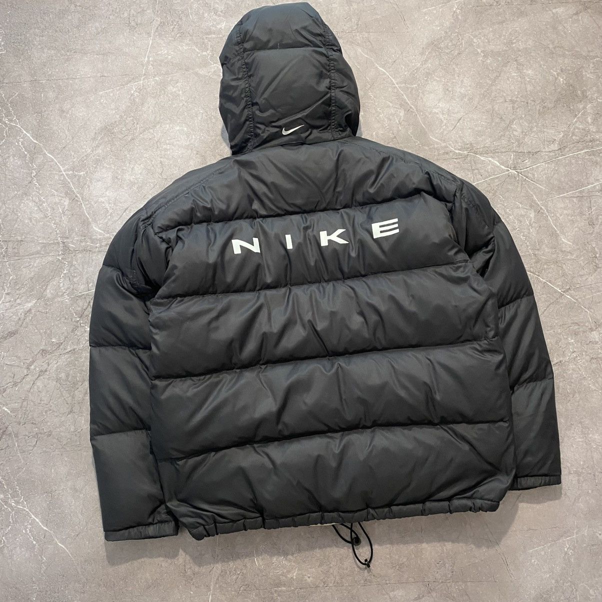 Vintage VINTAGE NIKE BIG LOGO DOWN PUFFER JACKET USA 90s Size US M / EU 48-50 / 2 - 1 Thumbnail