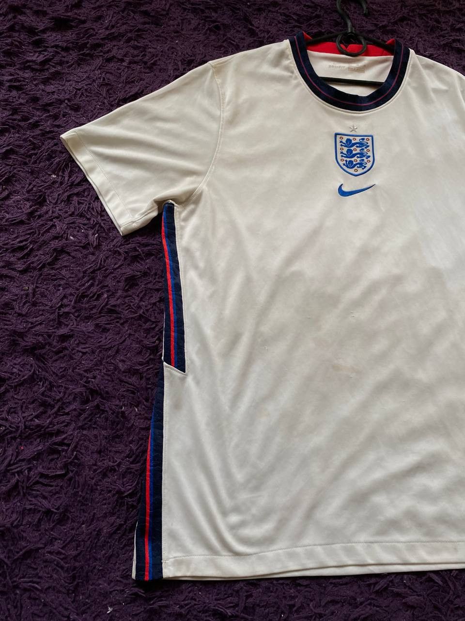 Nike × Vintage 90s Nike Central Swoosh Vintage Y2K Oversized Retro T-Shirt Size US XL / EU 56 / 4 - 12 Thumbnail