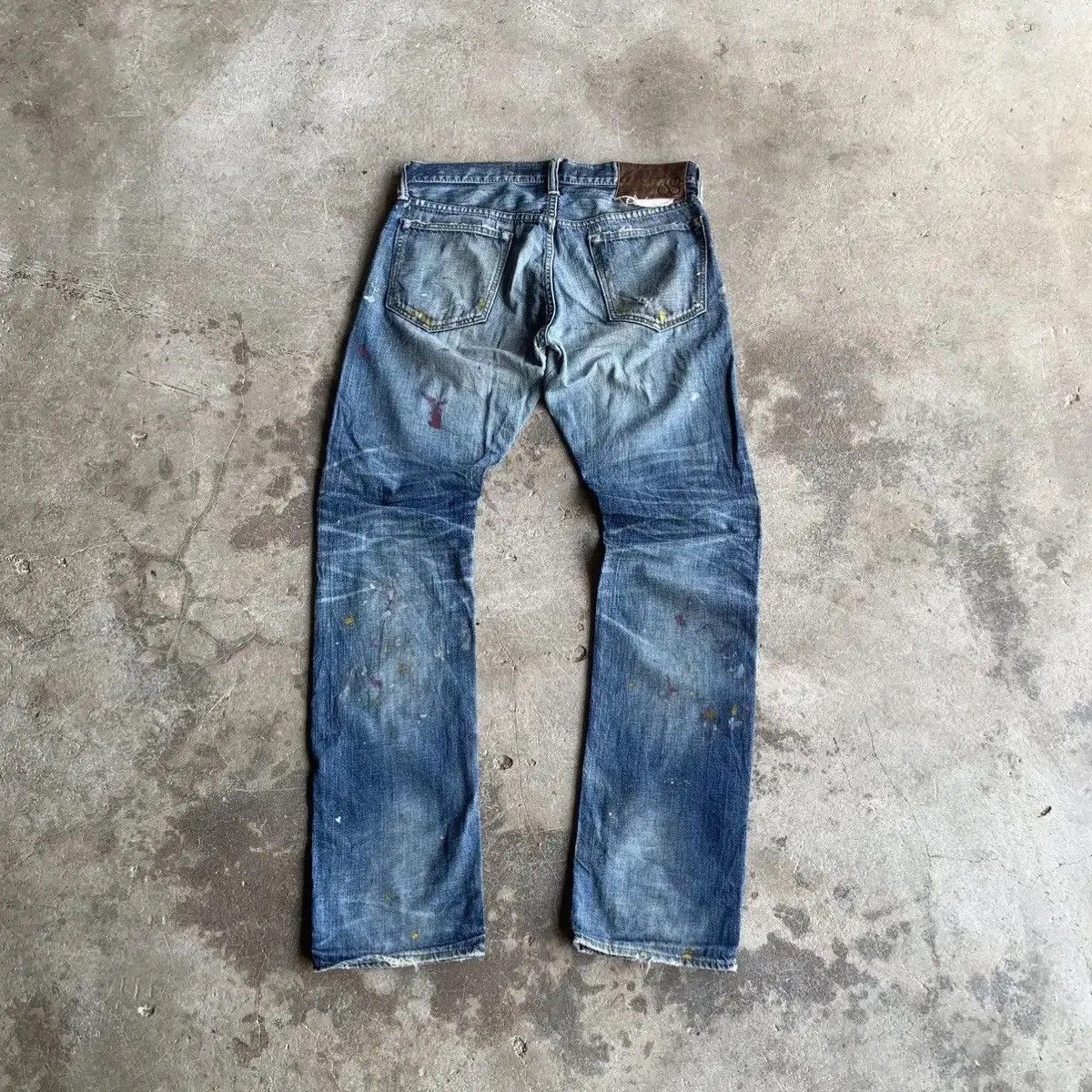 If Six Was Nine 💥 STEALS 💥Vintage Redline Jeans Splish Painter Denim Pants Size US 32 / EU 48 - 15 Thumbnail