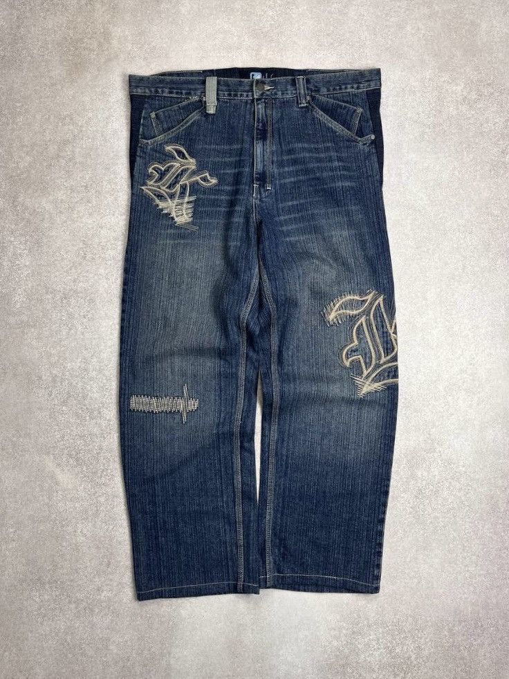 Denim Shorts Karl Kani Jeans Corti Short Karl Kani Blue Size