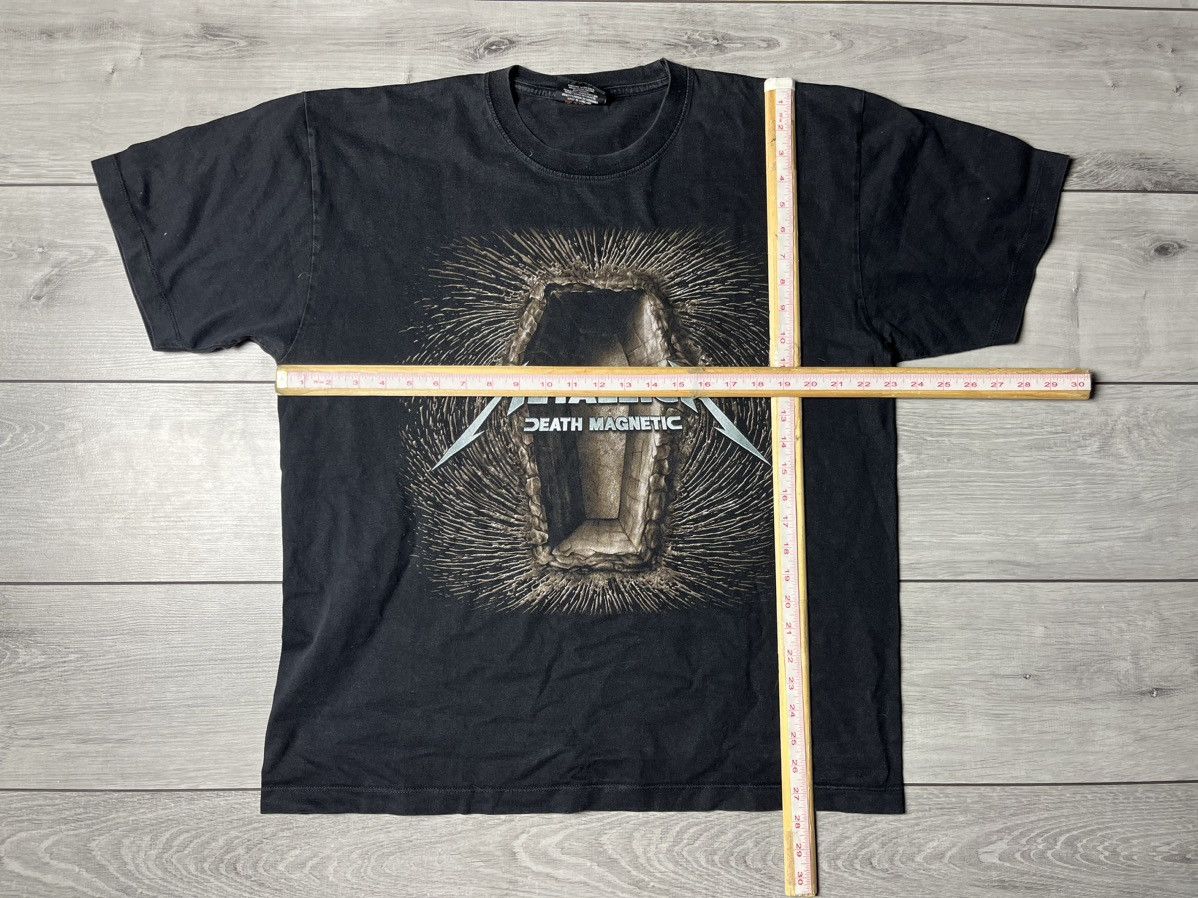 Metallica Metallica Tshirt Death Magnetic rock band size XLarge Size US XL / EU 56 / 4 - 5 Thumbnail