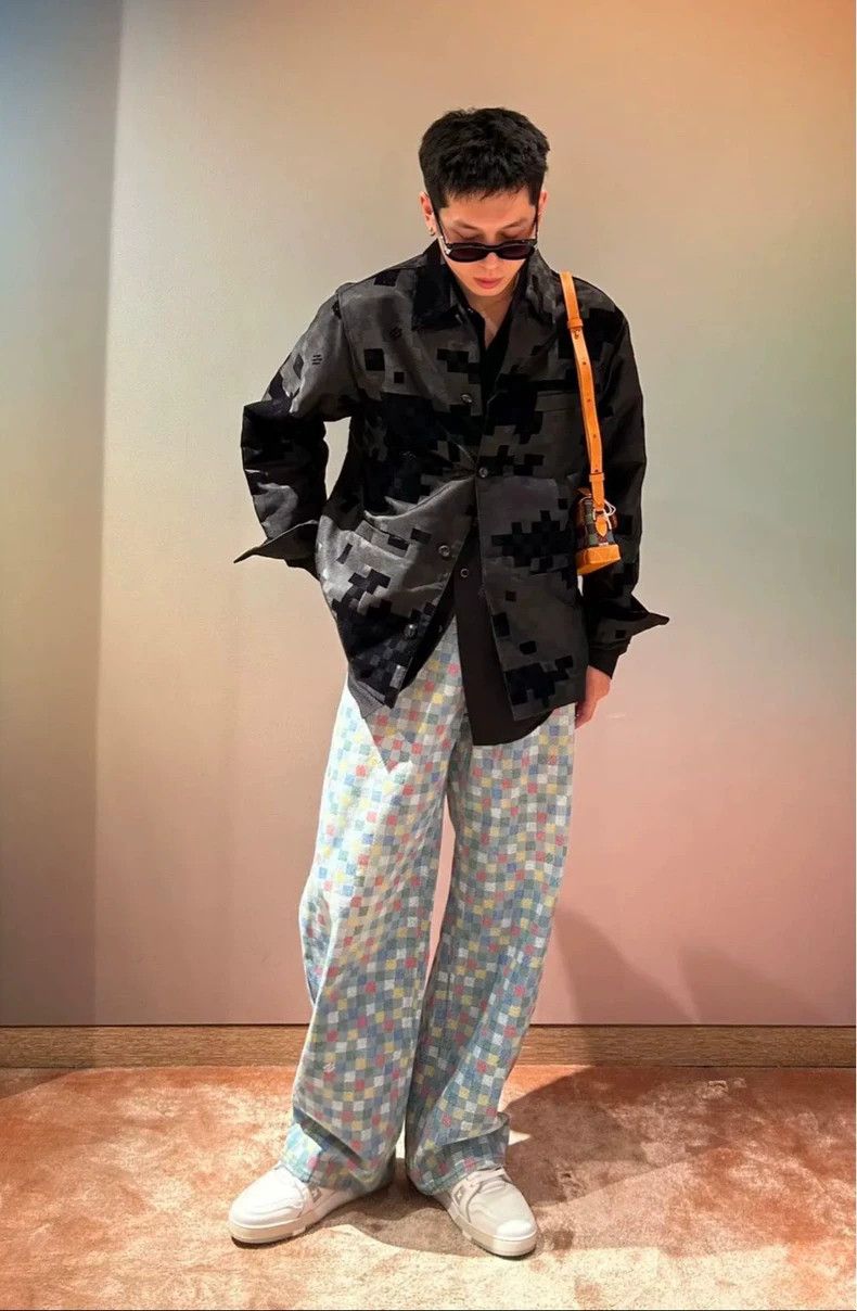 Louis Vuitton Louis Vuitton 25 New Style Feidun Colorful Checkerboard Fu Size US 36 / EU 52 - 7 Thumbnail