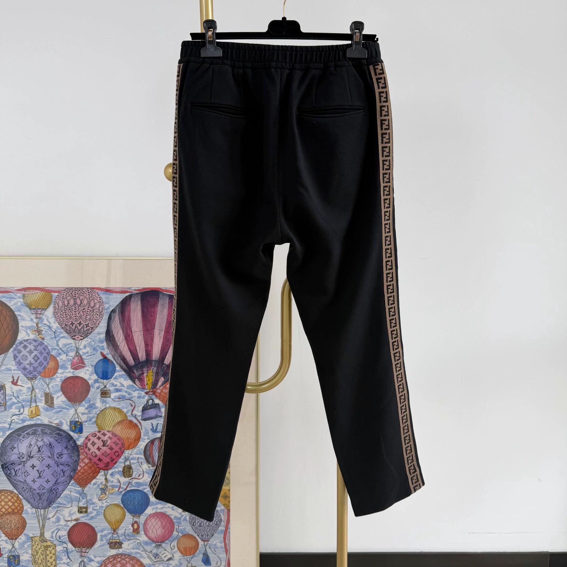 Fendi Fendi Black Casual Pants 48 6754 Size US 32 / EU 48 - 2 Thumbnail