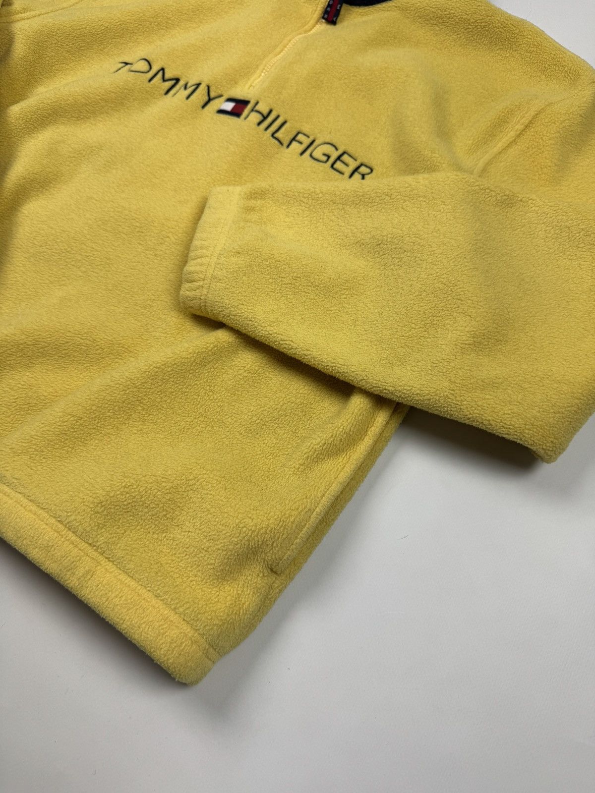 Tommy Hilfiger × Vintage Y2K Vintage Tommy Hilfiger 1/3 Zip Fleece Size US L / EU 52-54 / 3 - 5 Thumbnail