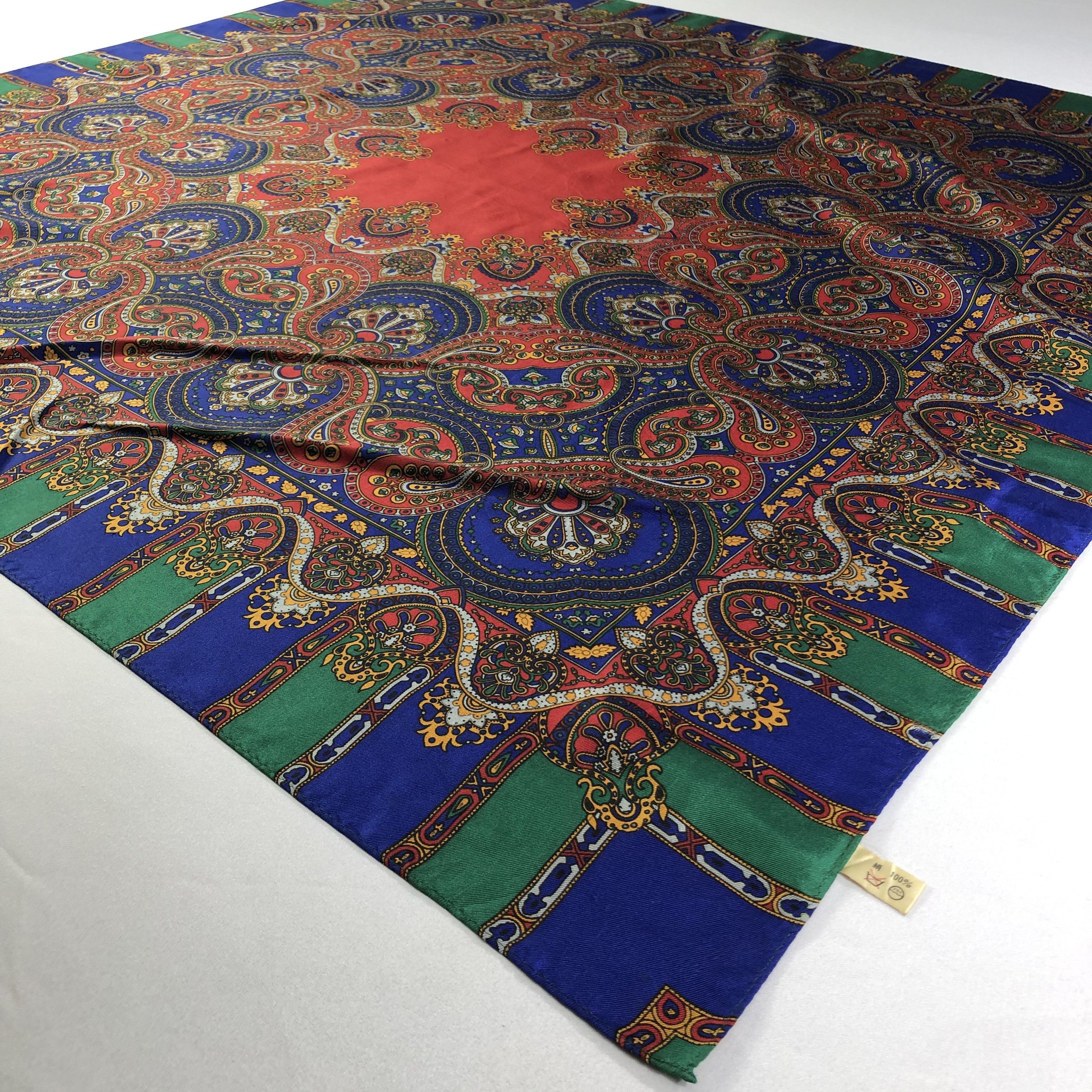 Vintage Vintage Silk Scarf Size ONE SIZE - 3 Thumbnail