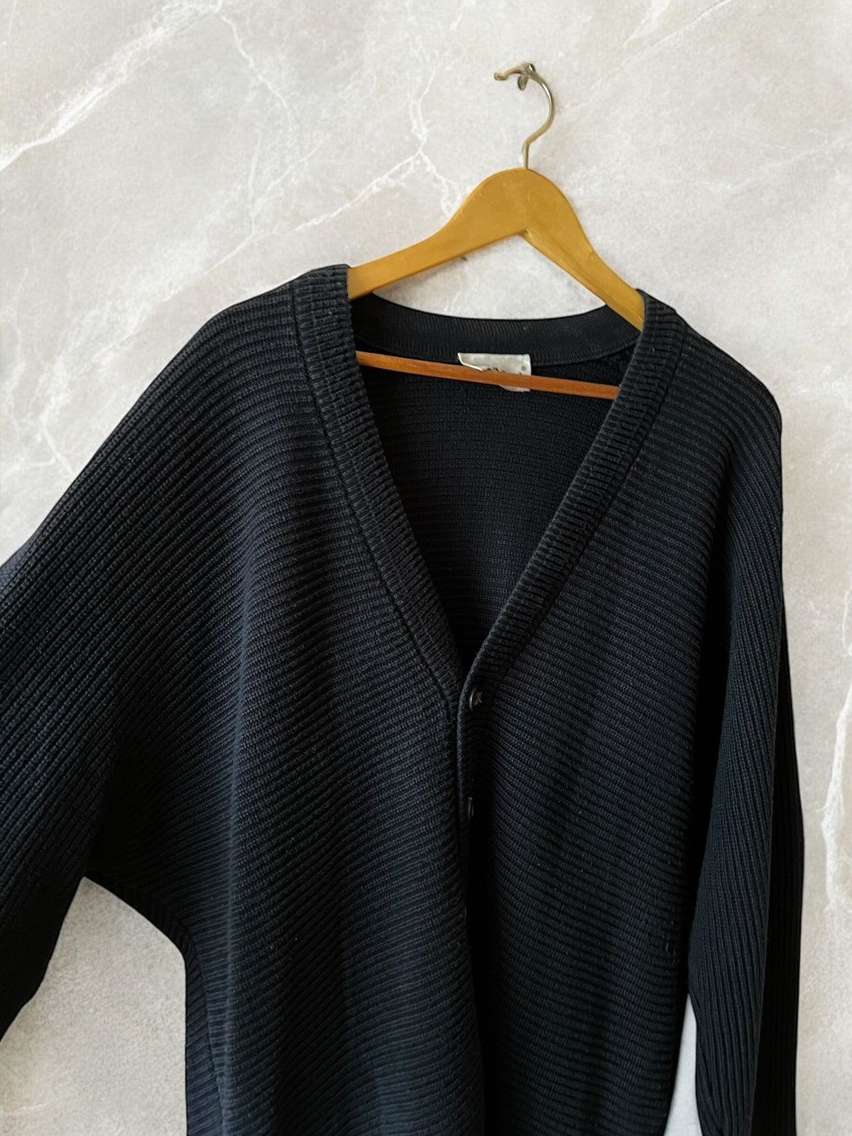 Carlo Colucci × Vintage CARLO COLUCCI HEAVY KNIT Cardigan Sweater y2k Avant Garde Size US L / EU 52-54 / 3 - 8 Thumbnail