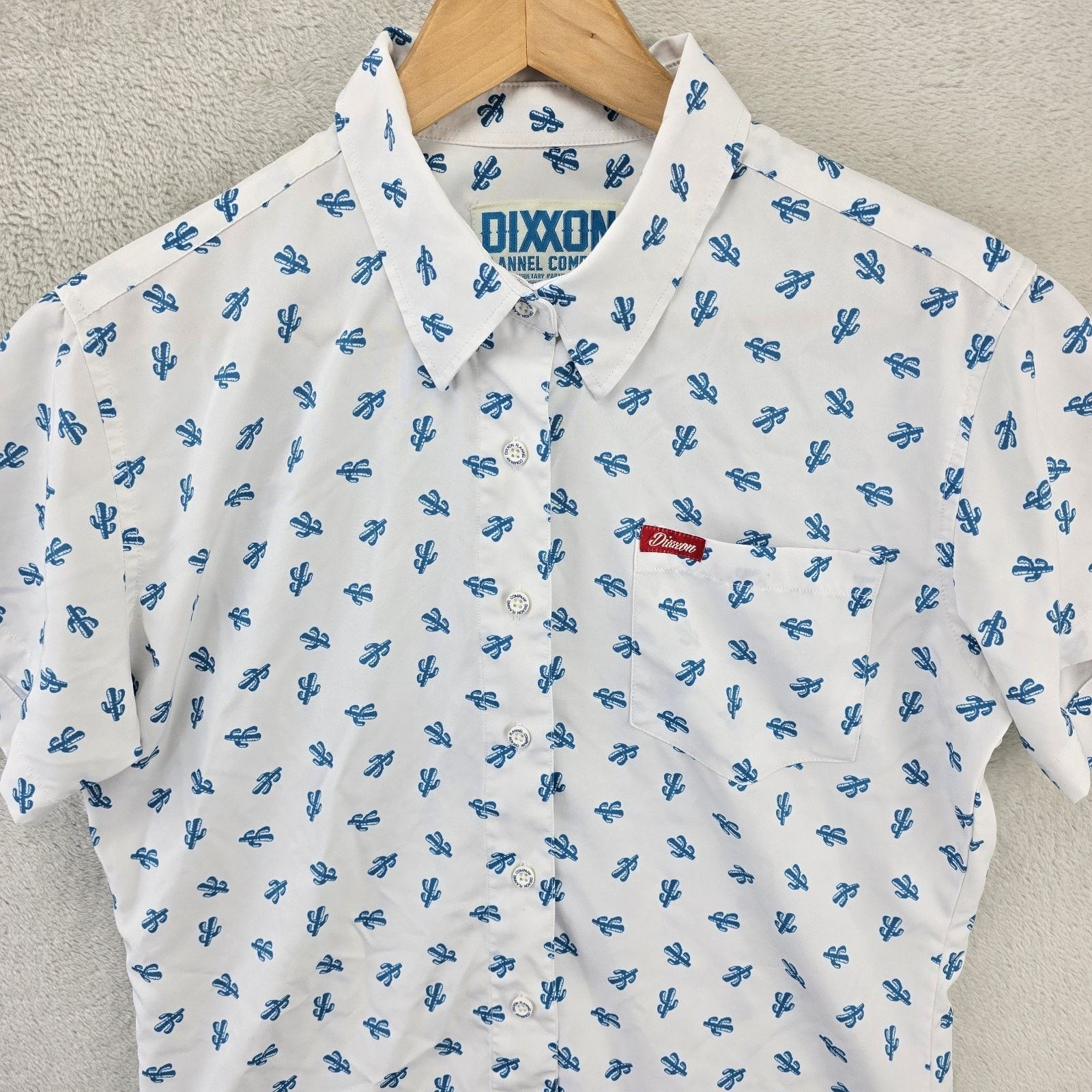 Dixxon Dixxon Flannel CO D-Lite Party Cactus Womens Shirt Large Size L / US 10 / IT 46 - 2 Thumbnail