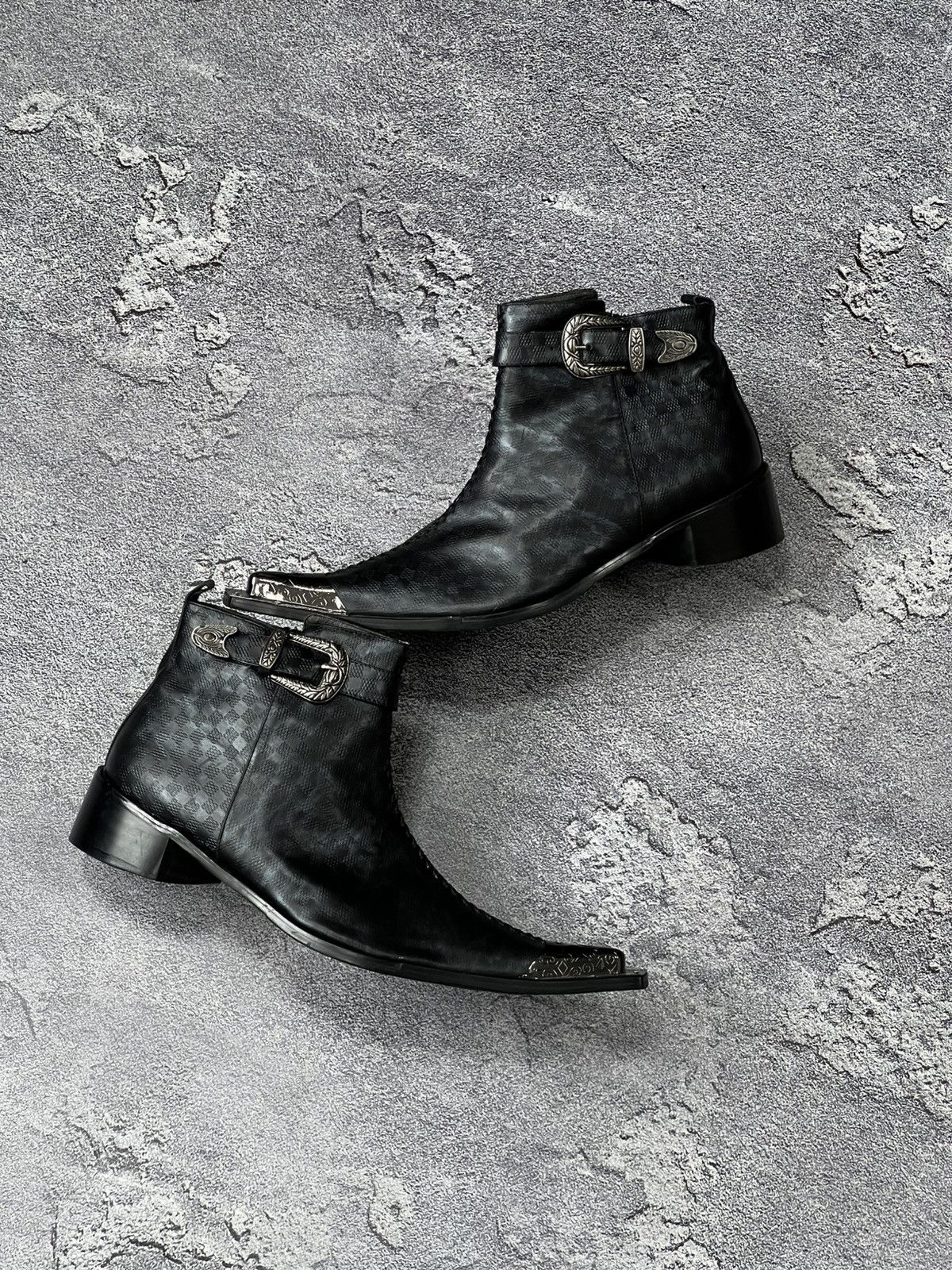 Cowboy Equipment × Handmade × Leather Handmade cowboy boots leather Size US 7 / EU 40 - 3 Thumbnail