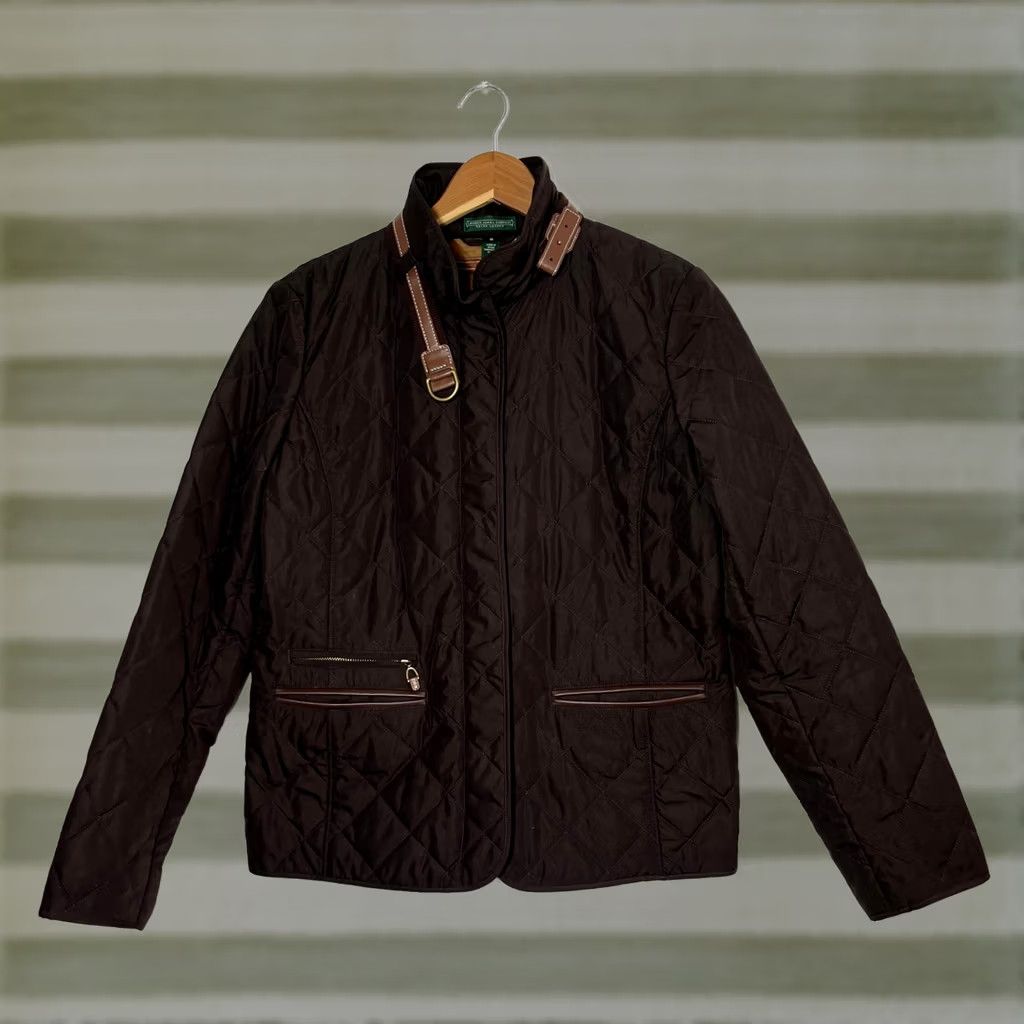 Ralph Lauren VINTAGE Ralph Lauren Women's Quilted Barn Jacket Shirt Size 32" / US 10 / IT 46 - 1 Thumbnail