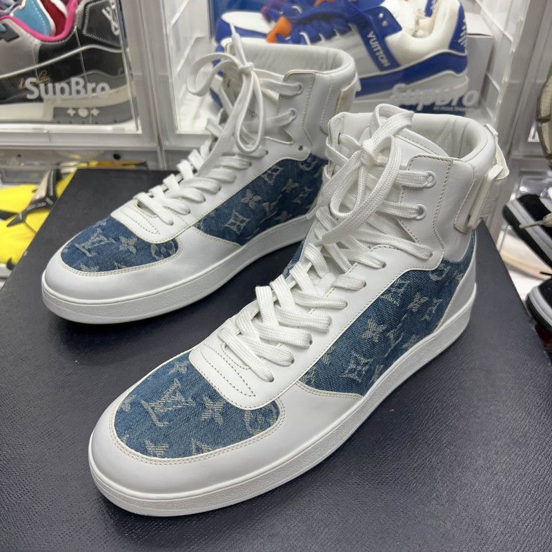 Louis Vuitton Louis Vuitton Rivoli High-Top Sneakers for Men - Size US 10.5 / EU 43-44 - 1 Thumbnail
