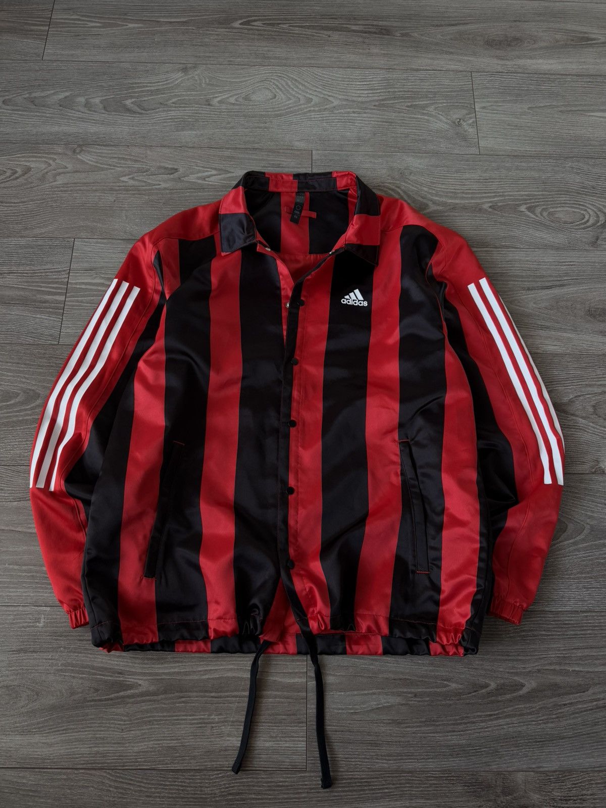 Adidas Adidas England Black Red Sportswear Coach Jacket Size US M / EU 48-50 / 2 - 7 Thumbnail