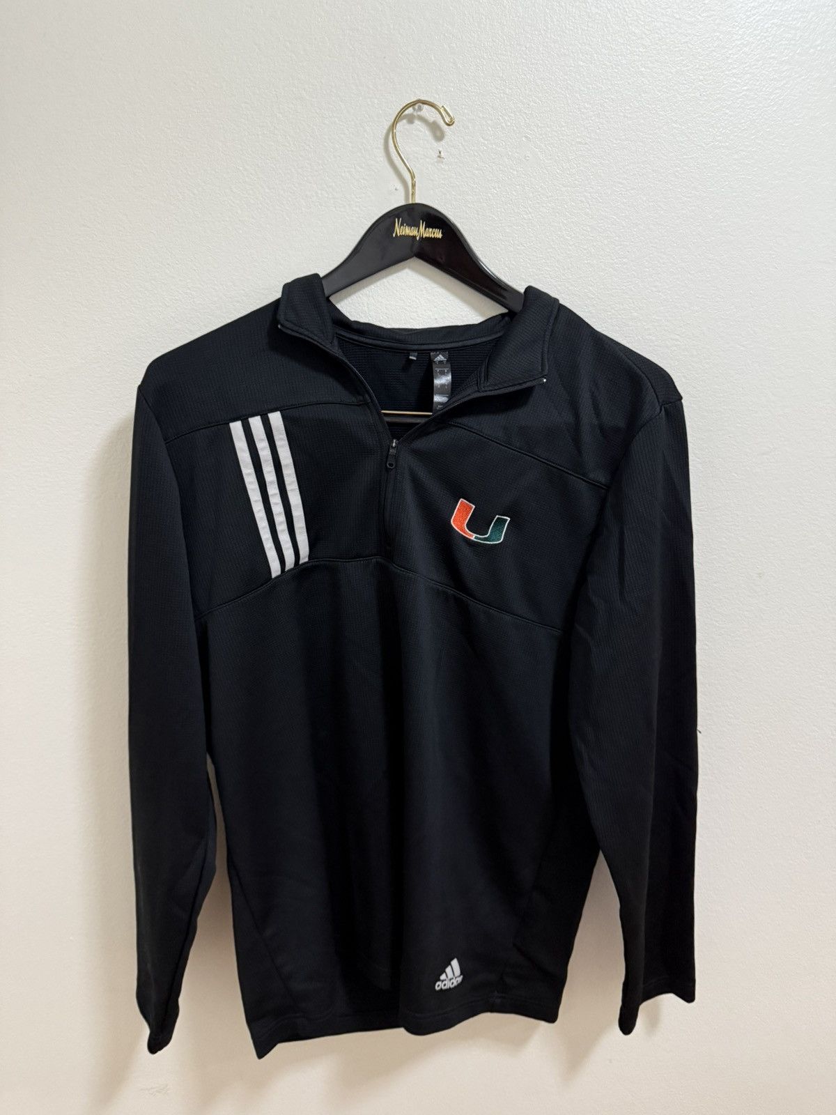 Adidas University of Miami Adidas Sweater Size US L / EU 52-54 / 3 - 1 Thumbnail