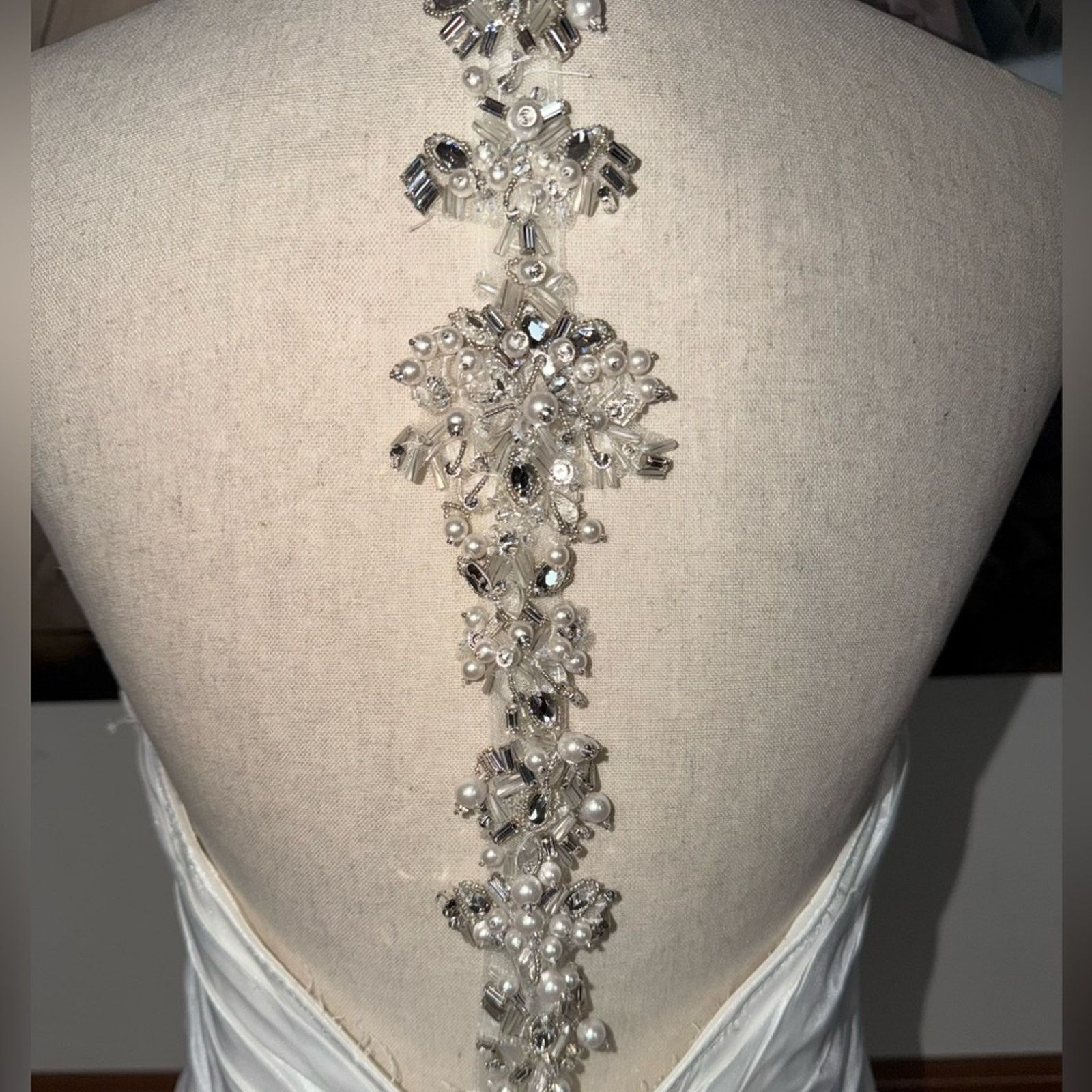 Other Beautiful Sottero & Midgley Ruched Taffeta Wedding Gown Size M / US 6-8 / IT 42-44 - 7 Thumbnail