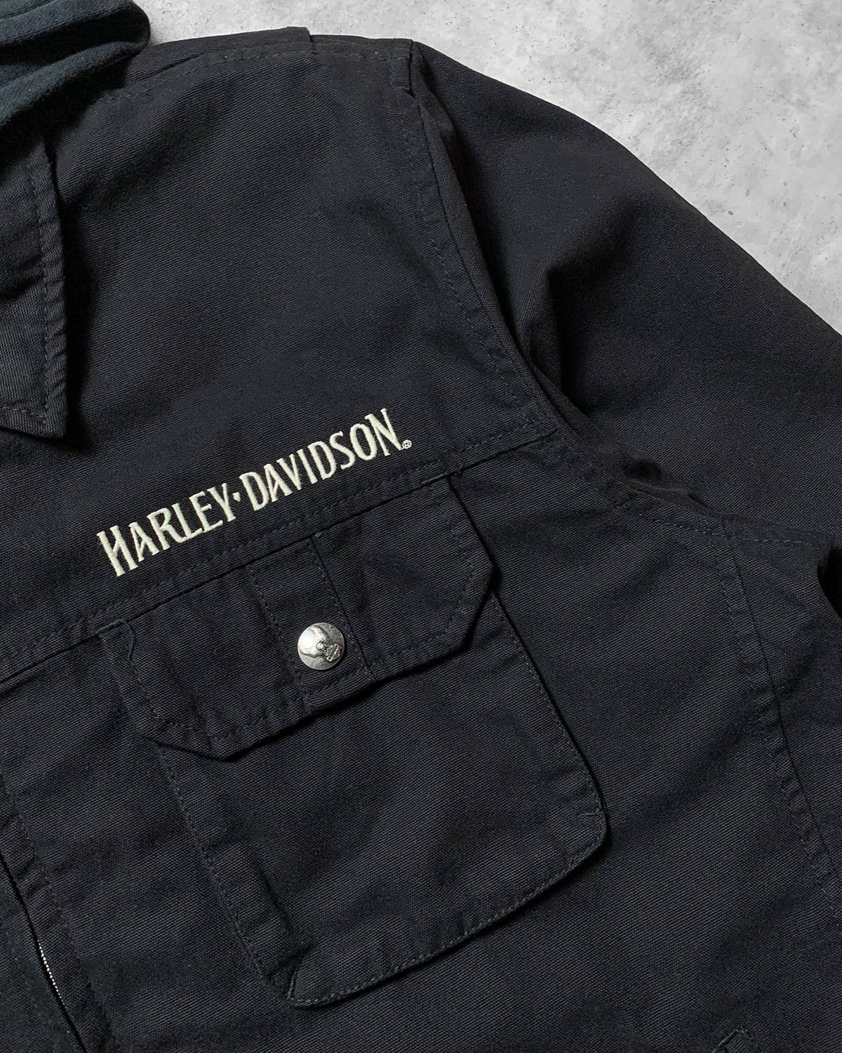 Harley Davidson Vintage Harley Davidson Motorcycle Detroit Jacket - L Size US L / EU 52-54 / 3 - 3 Thumbnail