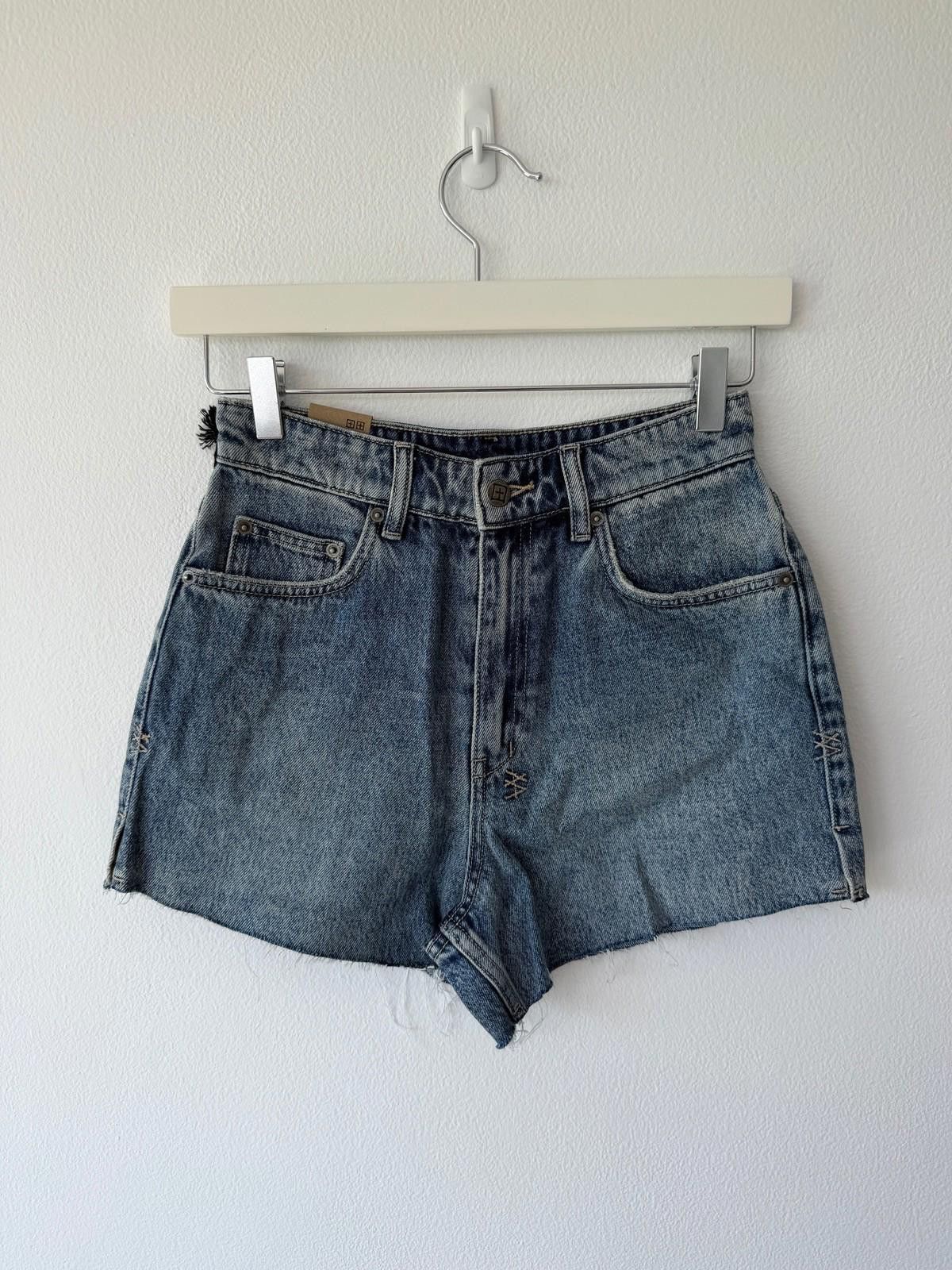 Ksubi new ksubi womens denim rise n hi shorts overkast blue 26 8 Size 26" / US 2 / IT 38 - 1 Thumbnail