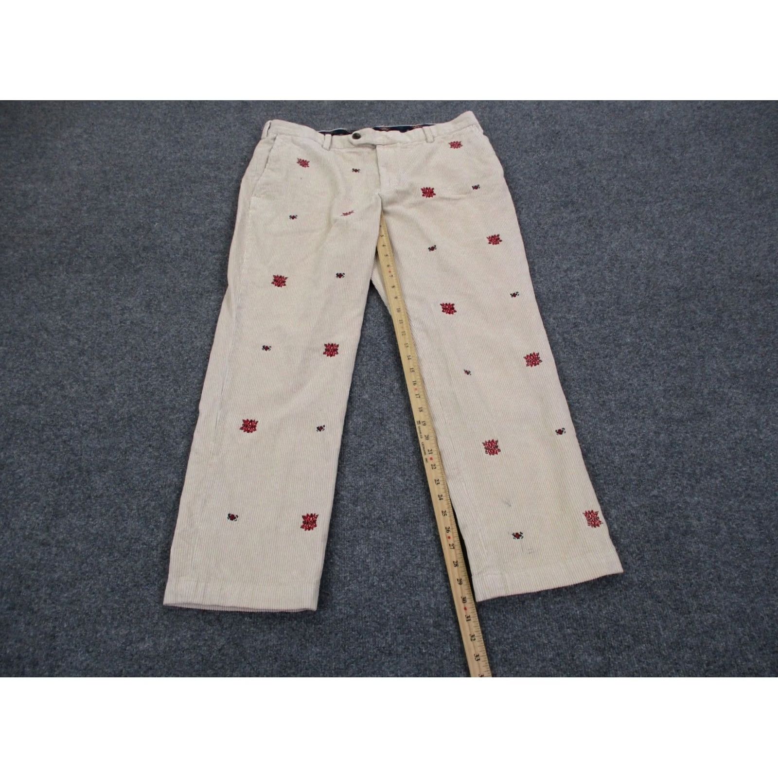 Brooks Brothers Brooks Brothers Pants Mens 38 X 32 Chino Floral Corduroy Milano Golf Business Size US 38 / EU 54 - 3 Thumbnail