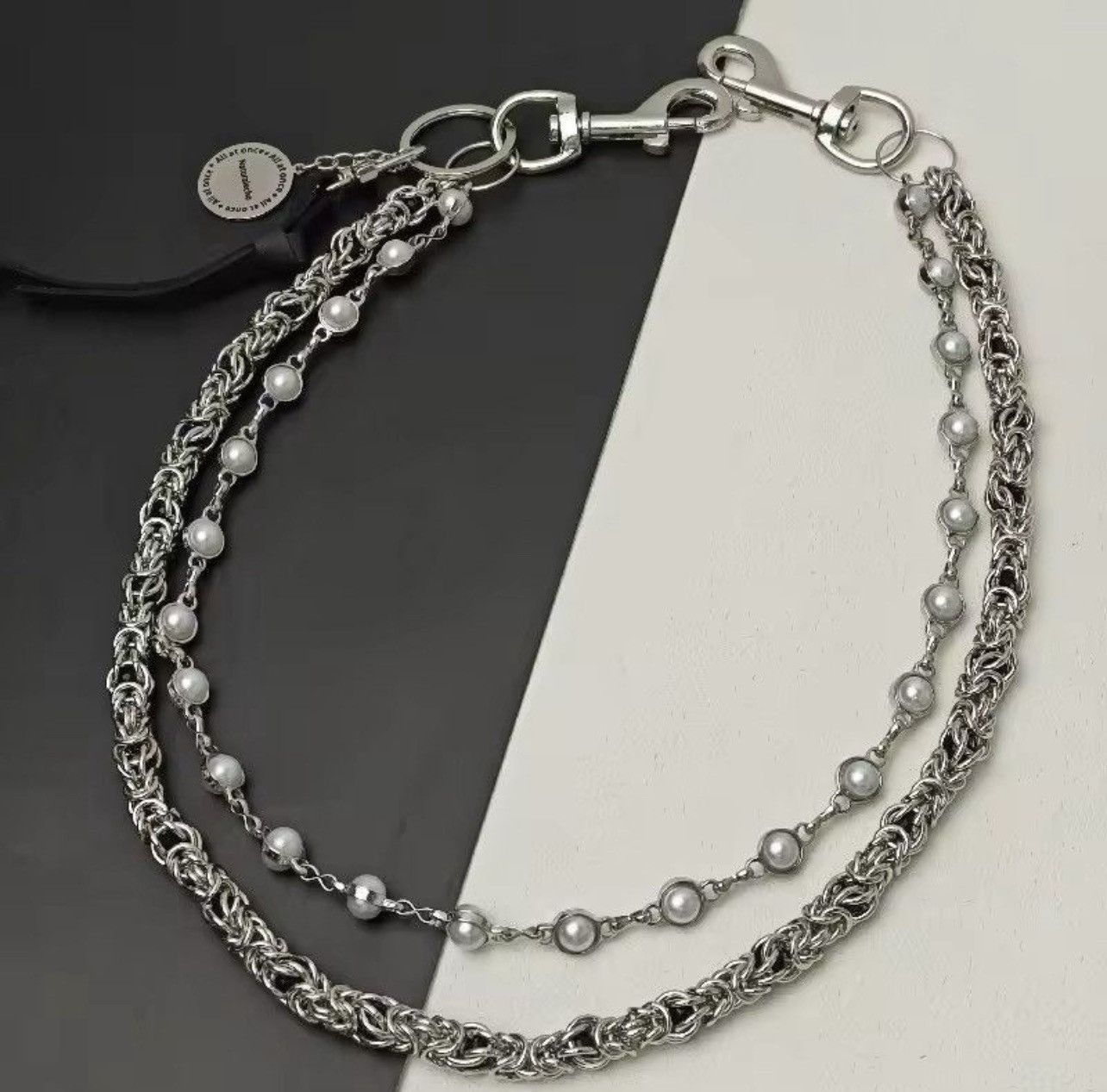 Jewelry 2 Layer Natural Echo Pearled Wallet Chain Size ONE SIZE - 3 Thumbnail