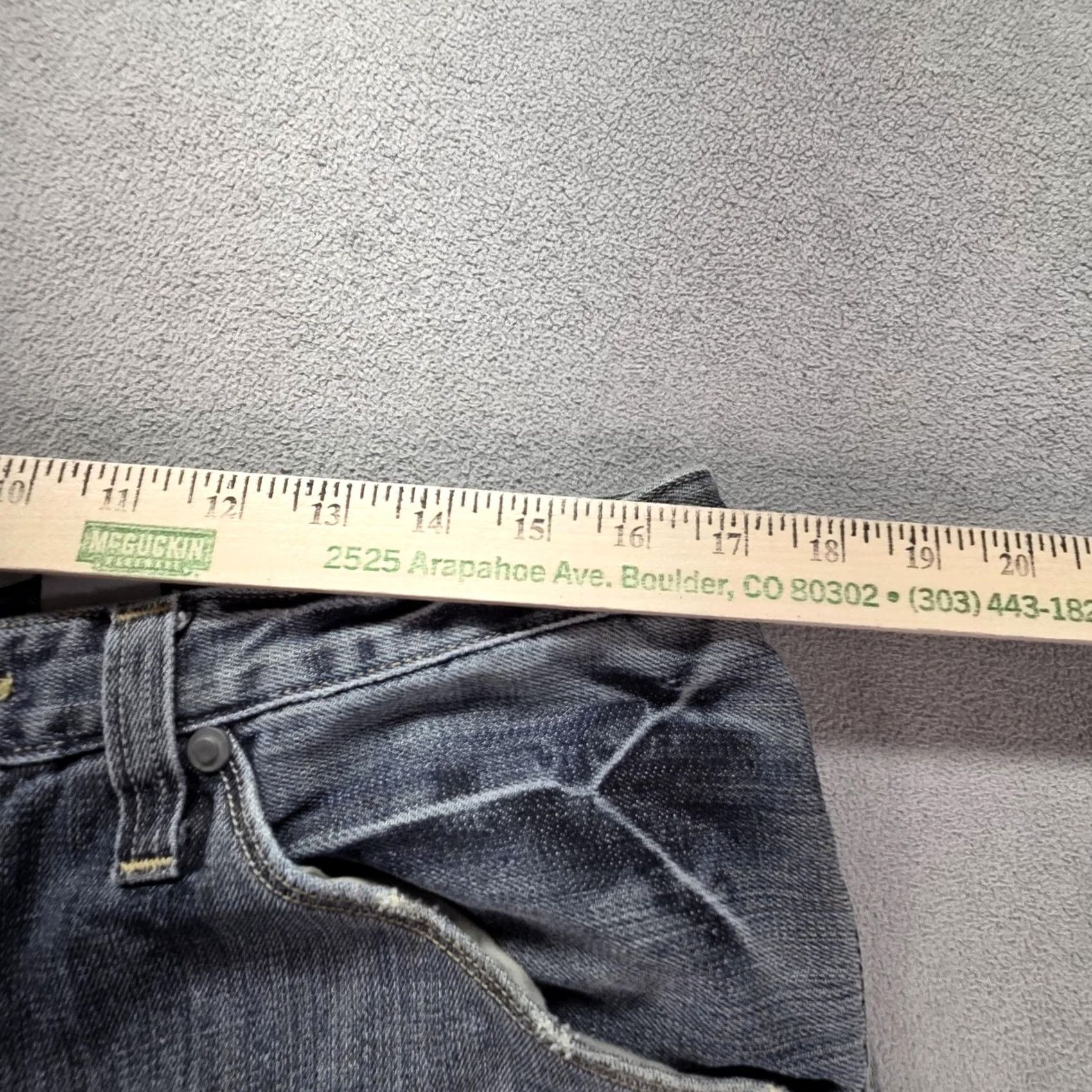 Levi's Levi's Engineered Jeans Mens 33x32 Blue 10th Anniversary Distressed Pockets Straight Denim Cotton Vintage: No? Size US 33 - 3 Thumbnail