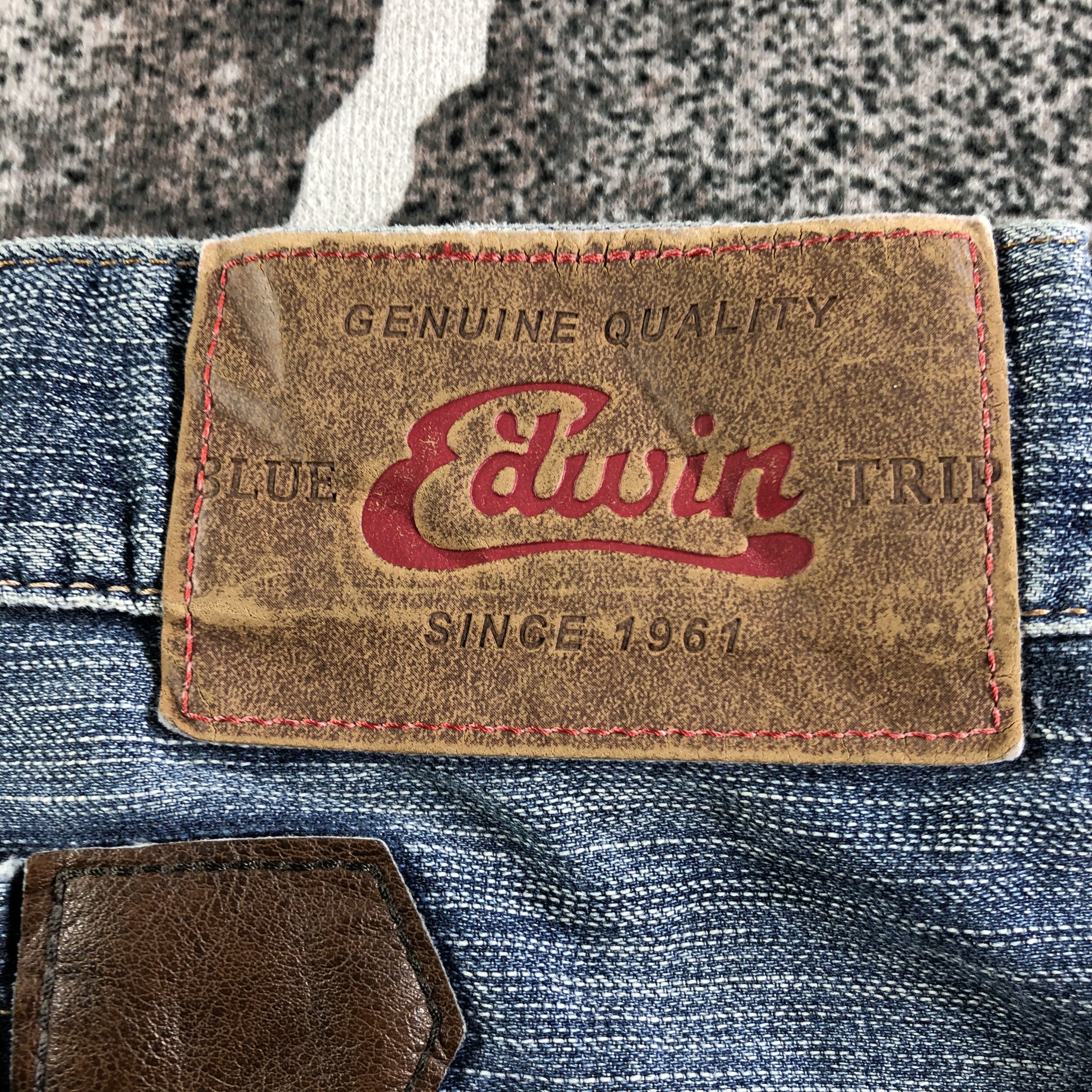 Edwin Vintage Edwin Blue Trip Jeans Faded Blue Denim KJ2353 Size US 32 / EU 48 - 5 Thumbnail