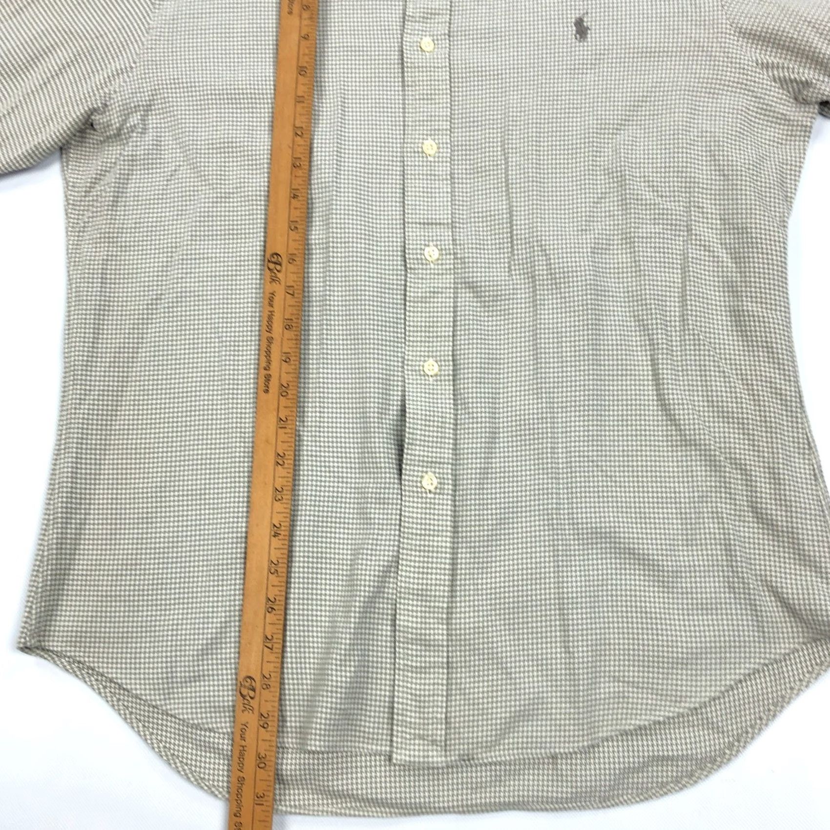 Ralph Lauren Ralph Lauren Shirt Mens Large Slim Fit Houndstooth Long Sleeve Button Size US L / EU 52-54 / 3 - 6 Thumbnail