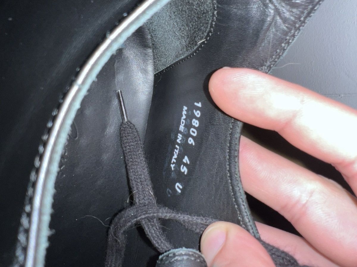 Rick Owens Triple Black Mainline Ramones Size US 12 / EU 45 - 8 Thumbnail