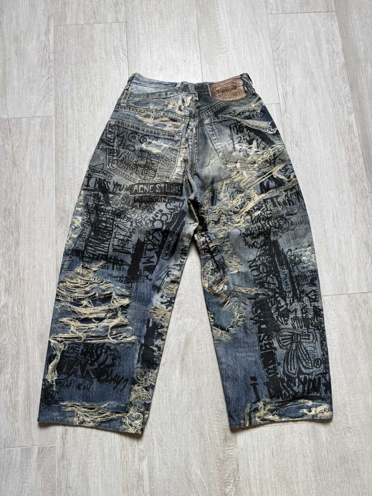 Acne Studios Acne Studio 2023 Graffiti Jean Size US 38 / EU 54 - 5 Thumbnail