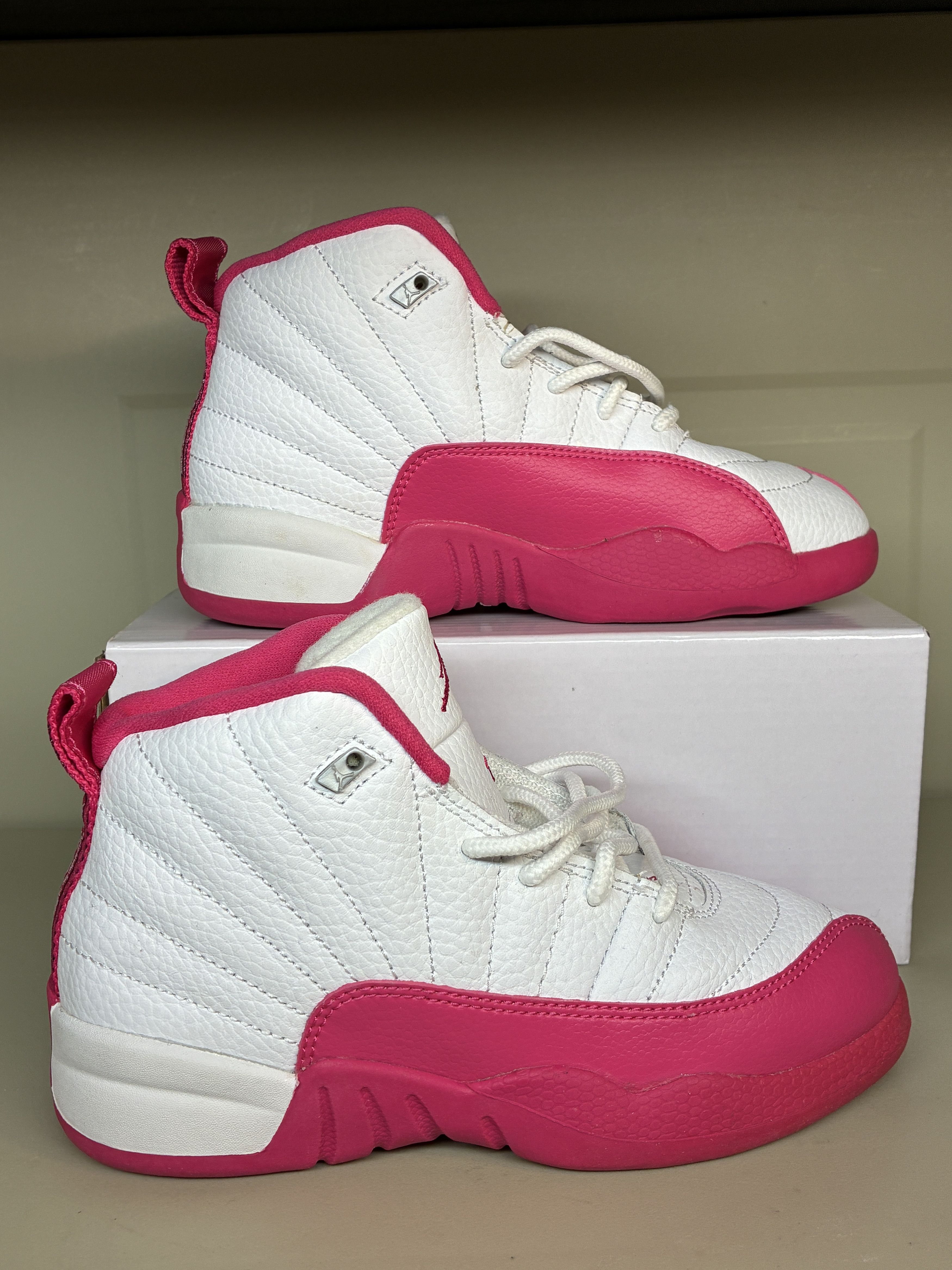 Jordan 12 Retro GP Vivid Pink 510816-109 Size 13c PS