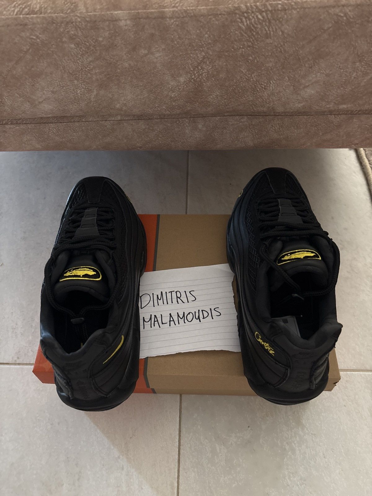 Corteiz × Nike Corteiz x Nike Air Max 95 “Honey Black” — Size EU 46 / US 12 Size US 12 / EU 45 - 4 Thumbnail