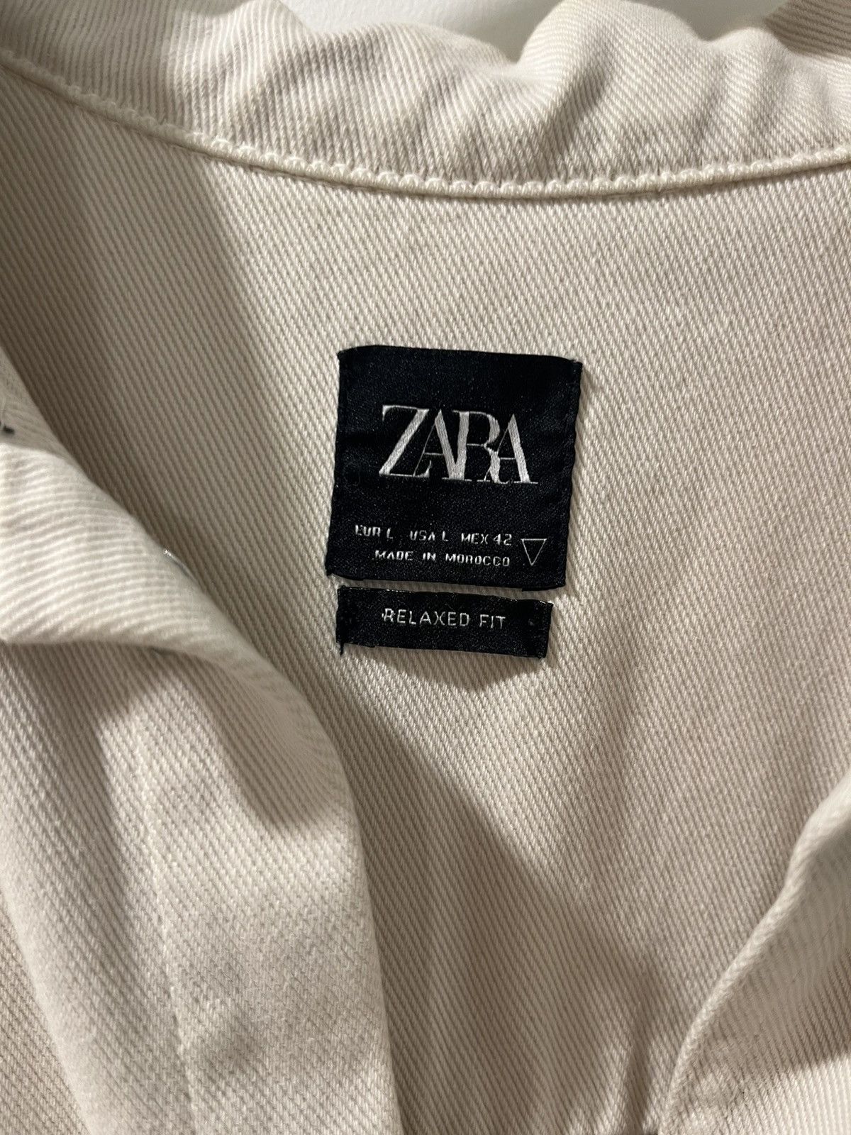 Zara Denim Shirt Jacket Size US L / EU 52-54 / 3 - 5 Thumbnail