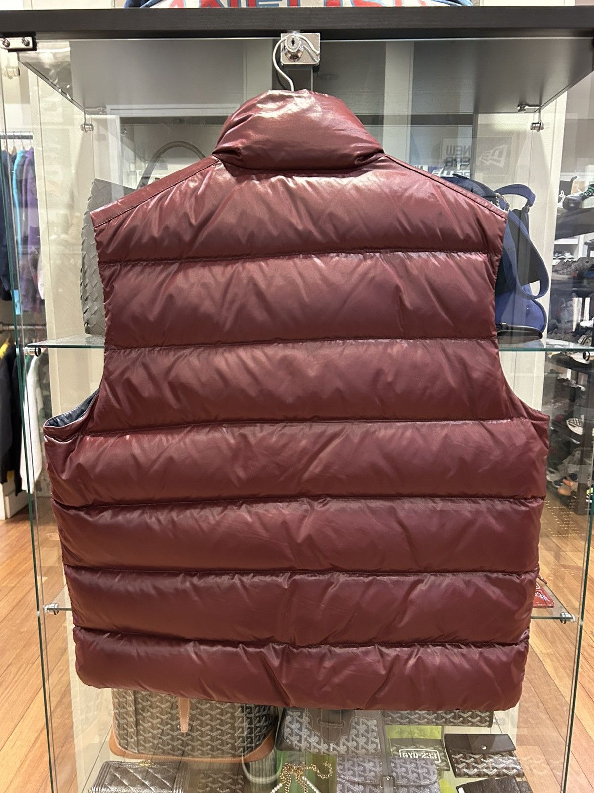 Moncler Moncler Tib Gilet Vest - Maroon Size US XXL / EU 58 / 5 - 2 Thumbnail