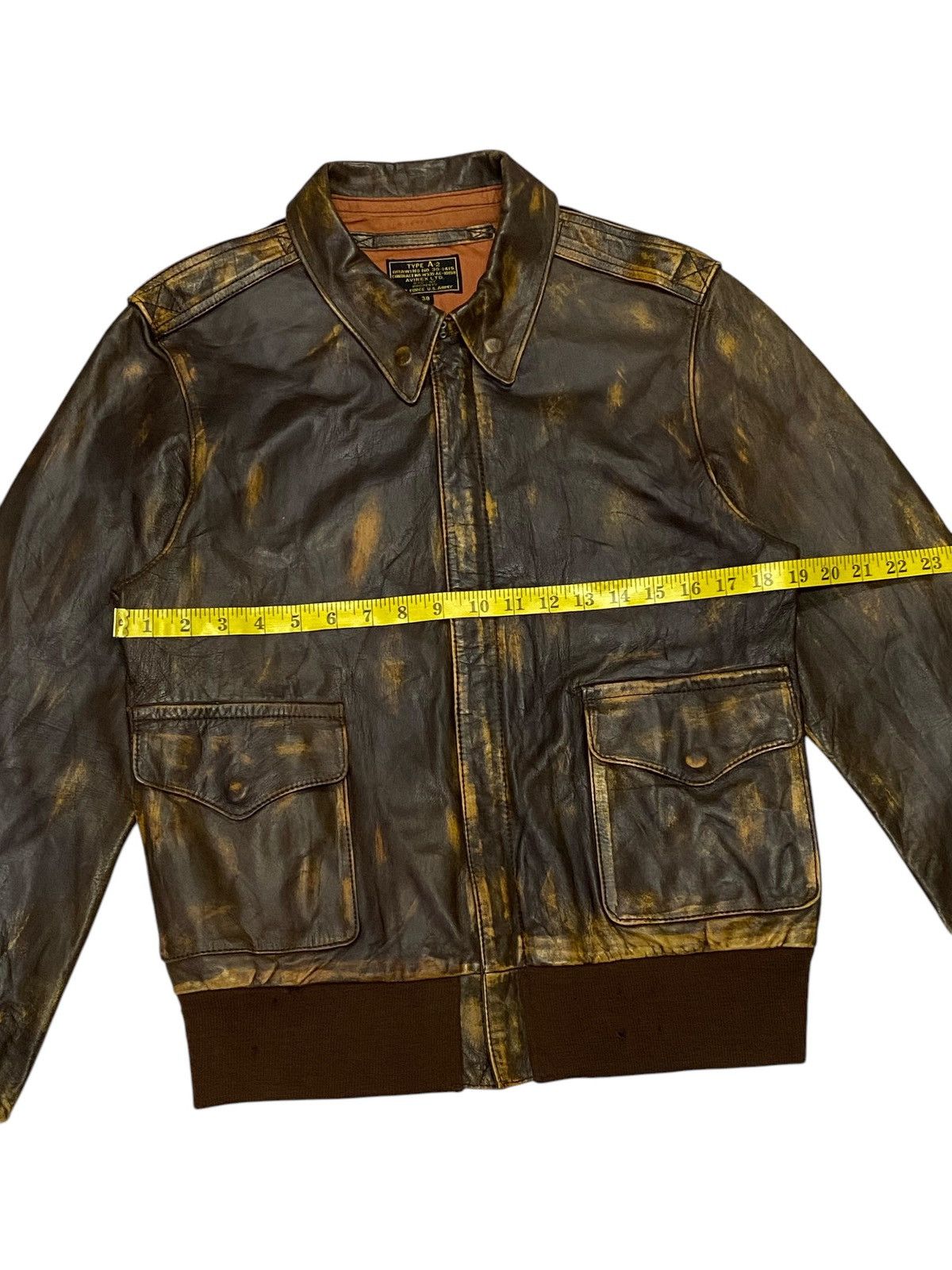 Avirex Avirex Type A-2 Leather Bomber Jacket Size US M / EU 48-50 / 2 - 17 Thumbnail