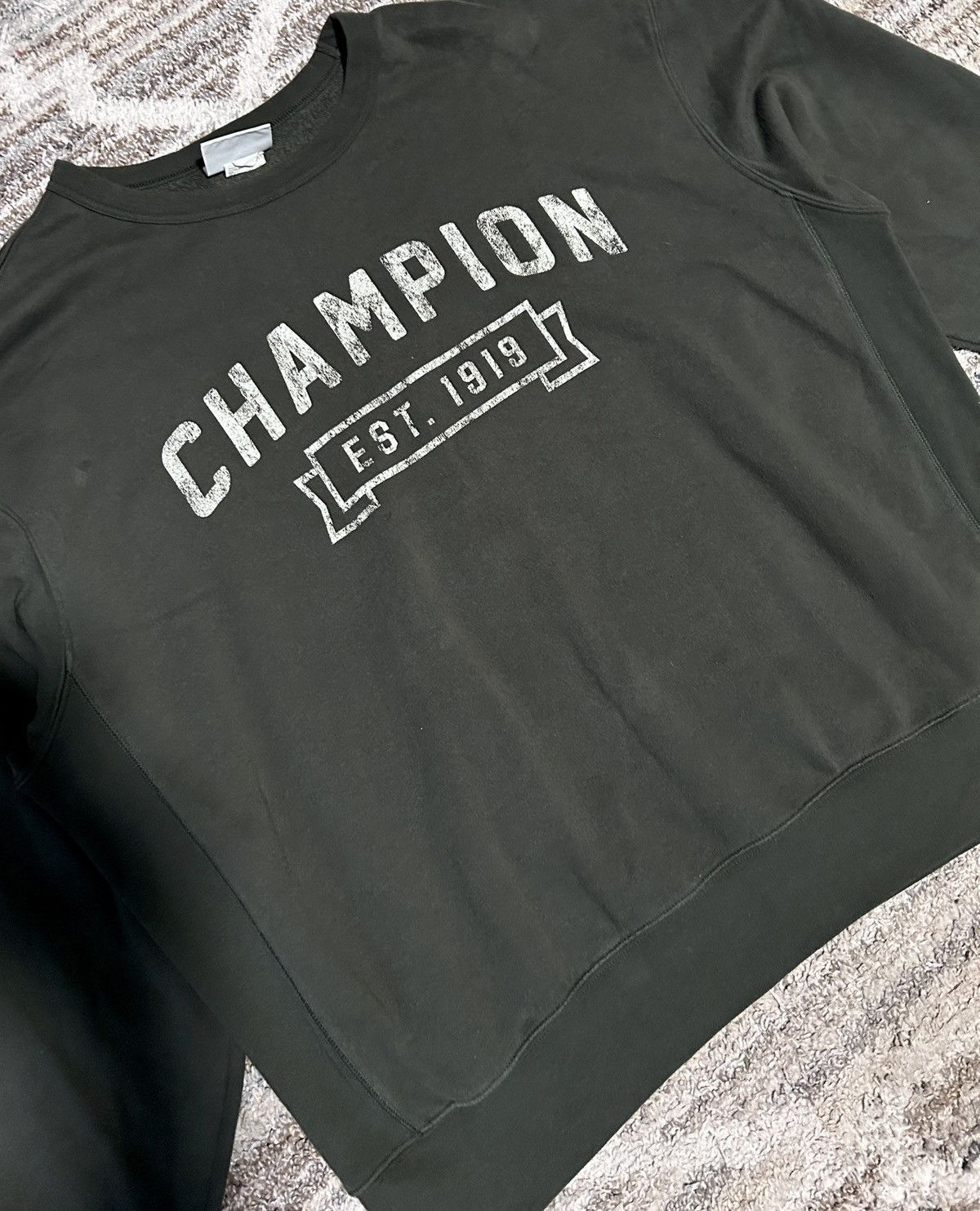 Champion Champion Men's Heritage Fleece Crew 1919 Green Size US XXL / EU 58 / 5 - 1 Thumbnail