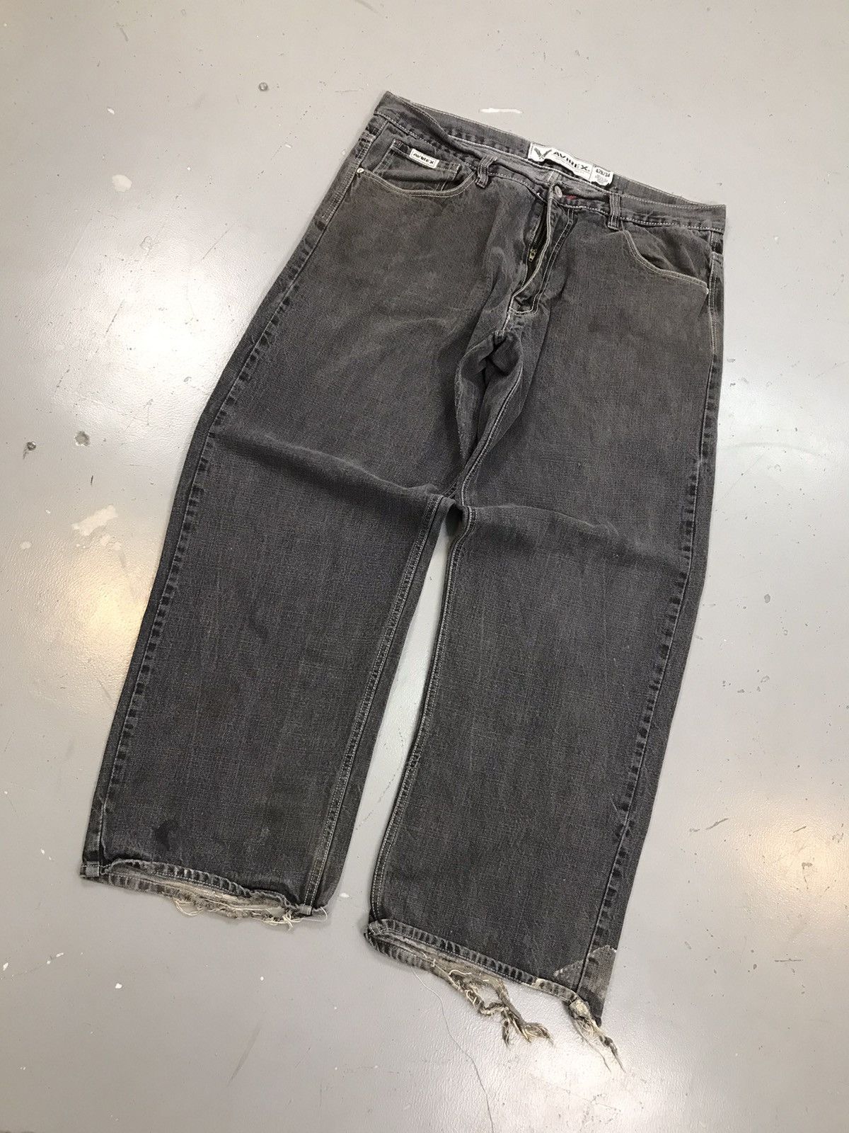 Avirex Vintage Avirex cross embroidered loose fit denim Size US 42 / EU 58 - 3 Thumbnail