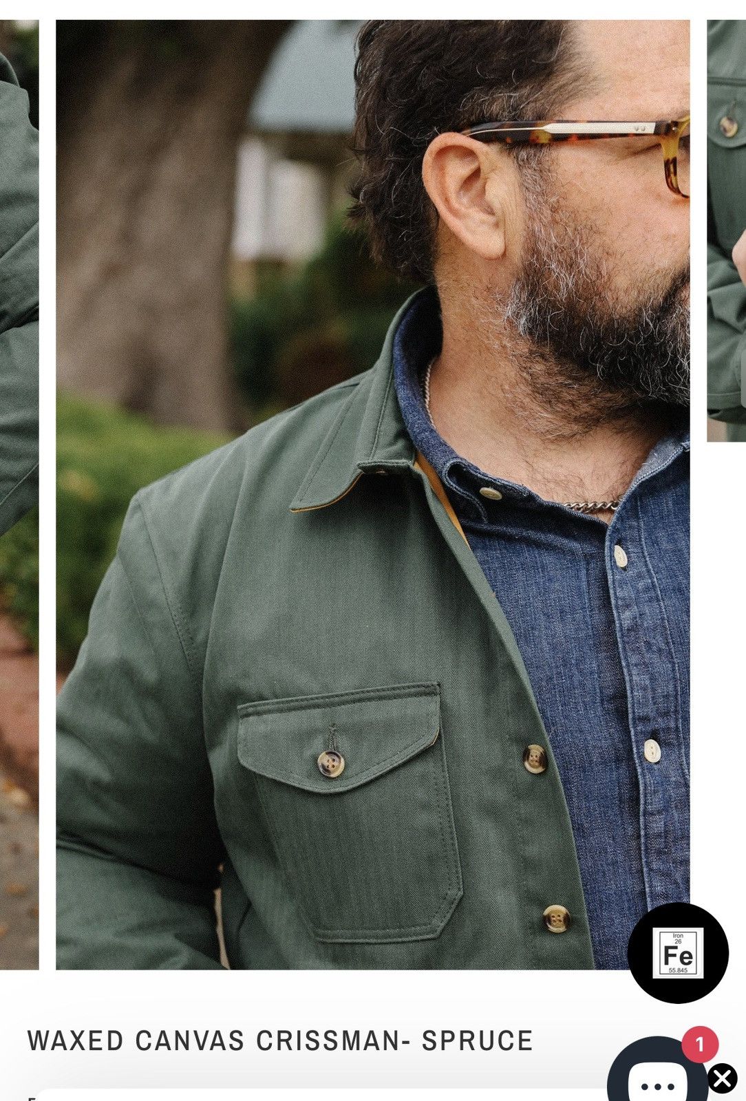 Dehen 1920 Dehen 1920 Waxed canvas Crissman overshirt Size US L / EU 52-54 / 3 - 4 Thumbnail